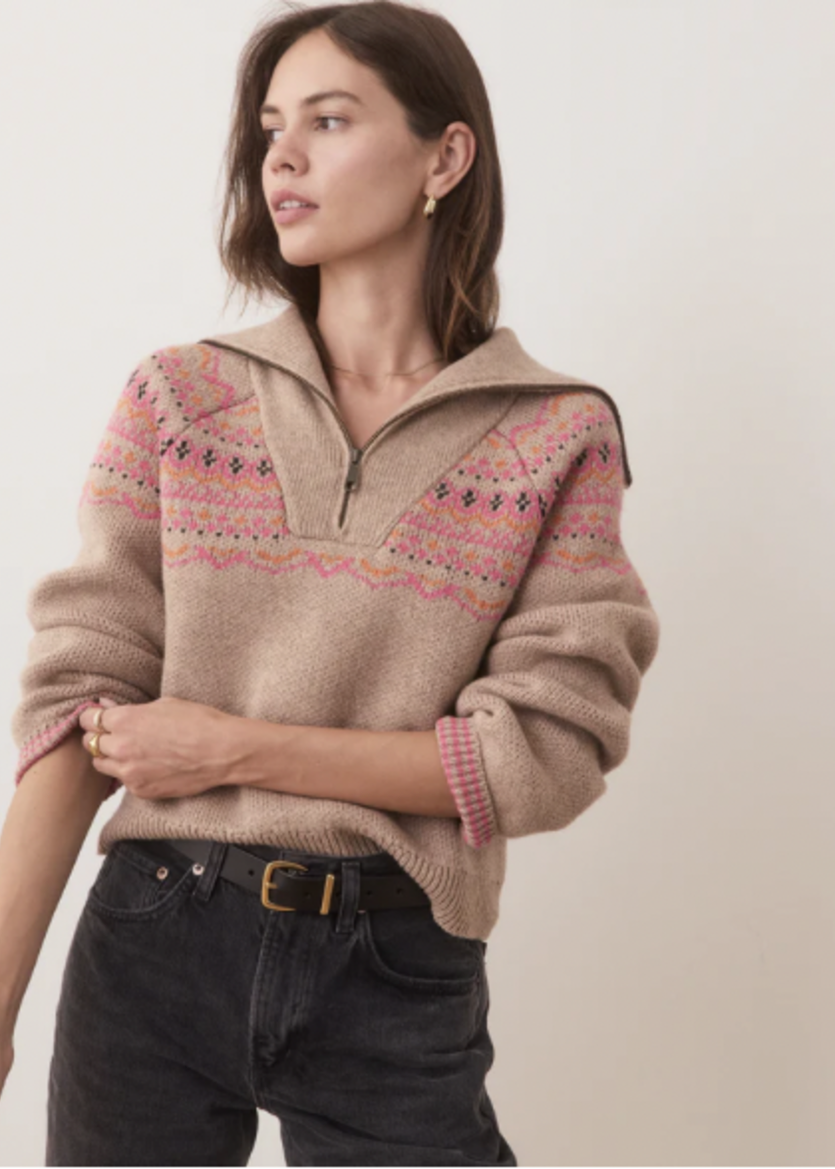 MARINE LAYER MARINE LAYER ARCHIVE WHITNEY QUARTER ZIP