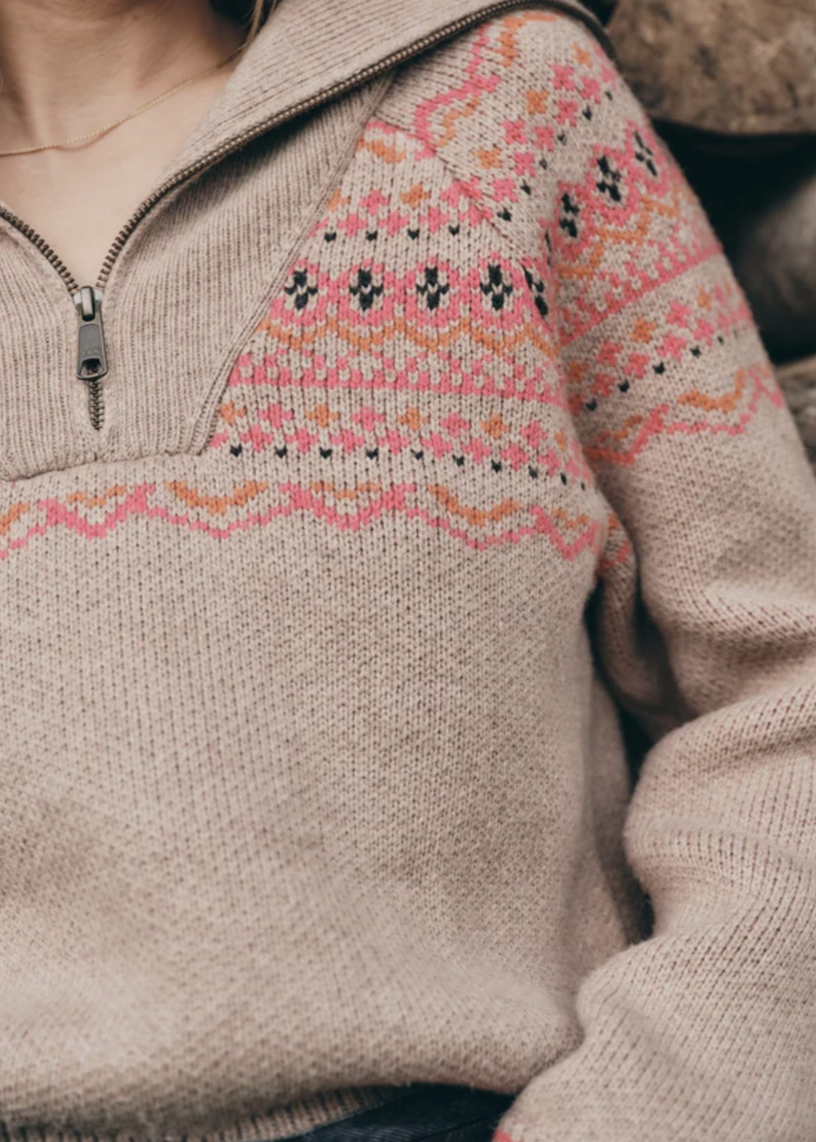 MARINE LAYER MARINE LAYER ARCHIVE WHITNEY QUARTER ZIP