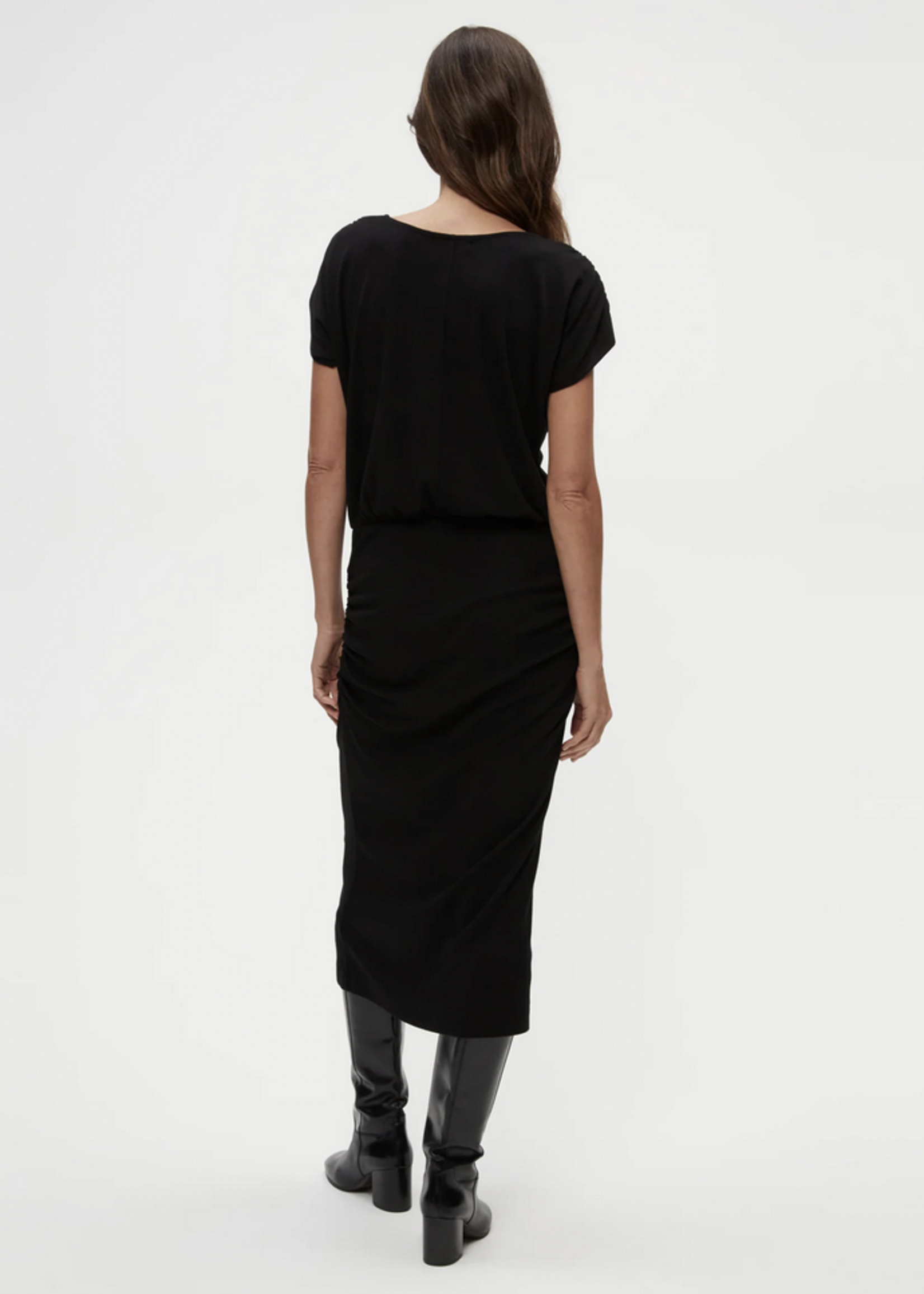 MICHAEL STARS MICHAEL STARS PIPPA GATHERED EMPIRE MIDI DRESS