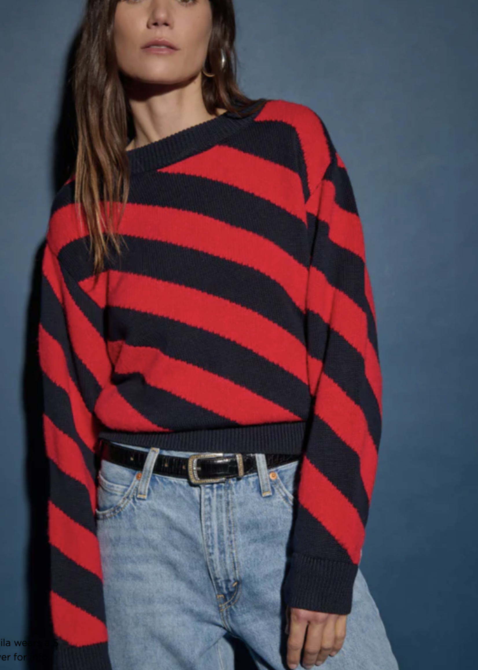 NATION LTD NATION FABIENNE STRIPE SWEATER