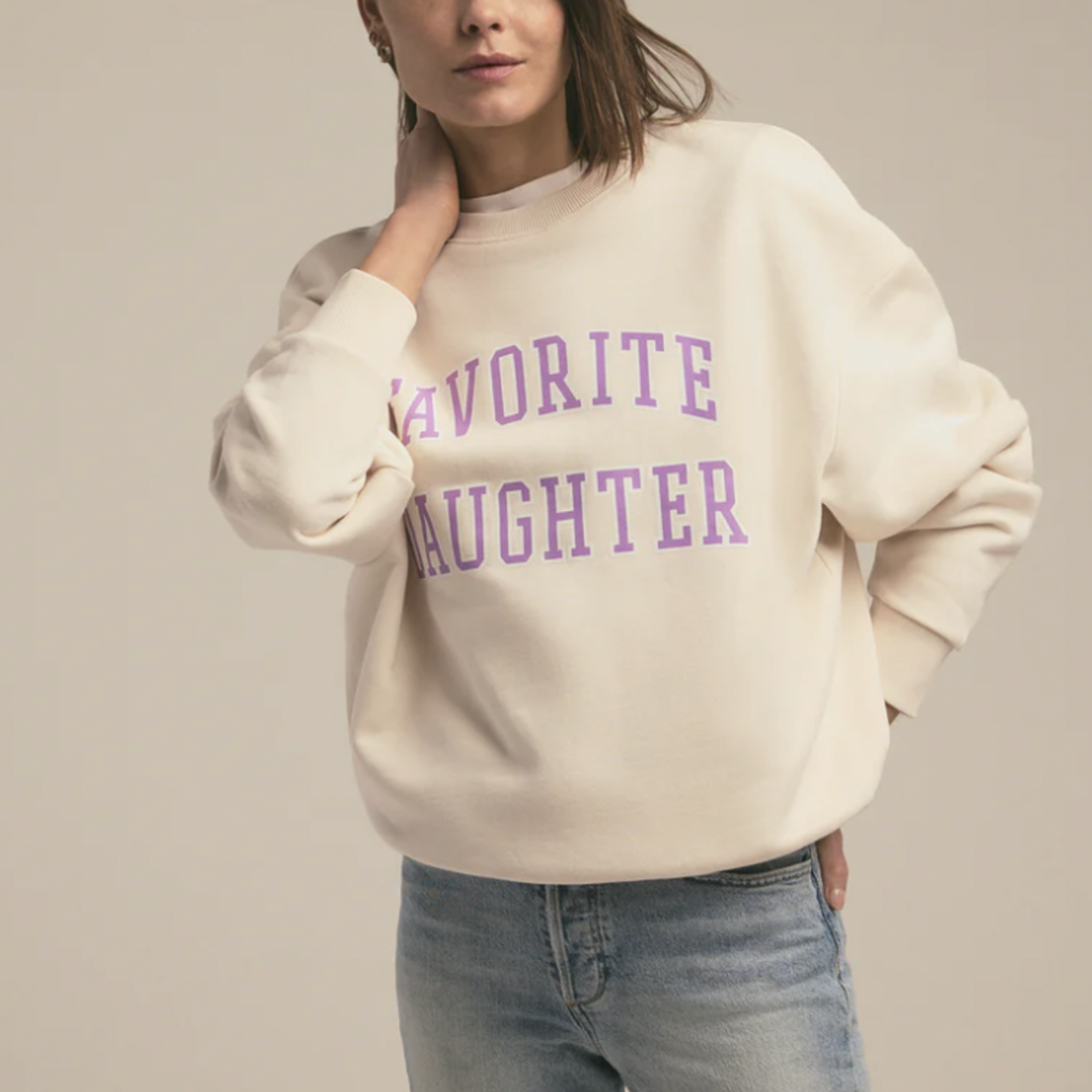 FAVORITE DAUGHTER FAVORITE DAUGHTER COLLEGIATE SWEATSHIRT
