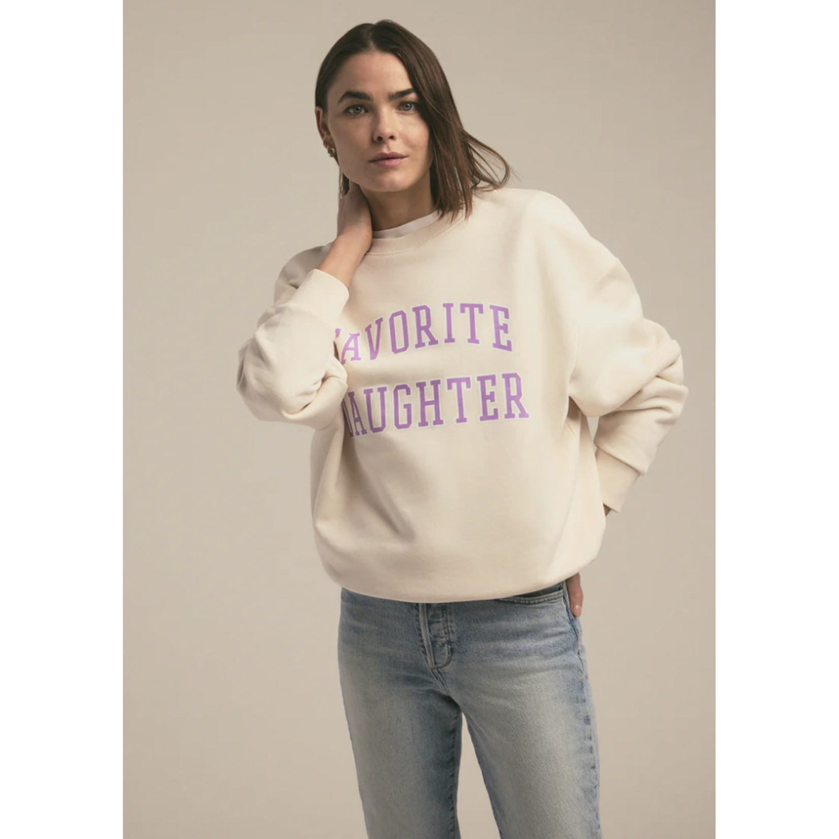 FAVORITE DAUGHTER FAVORITE DAUGHTER COLLEGIATE SWEATSHIRT