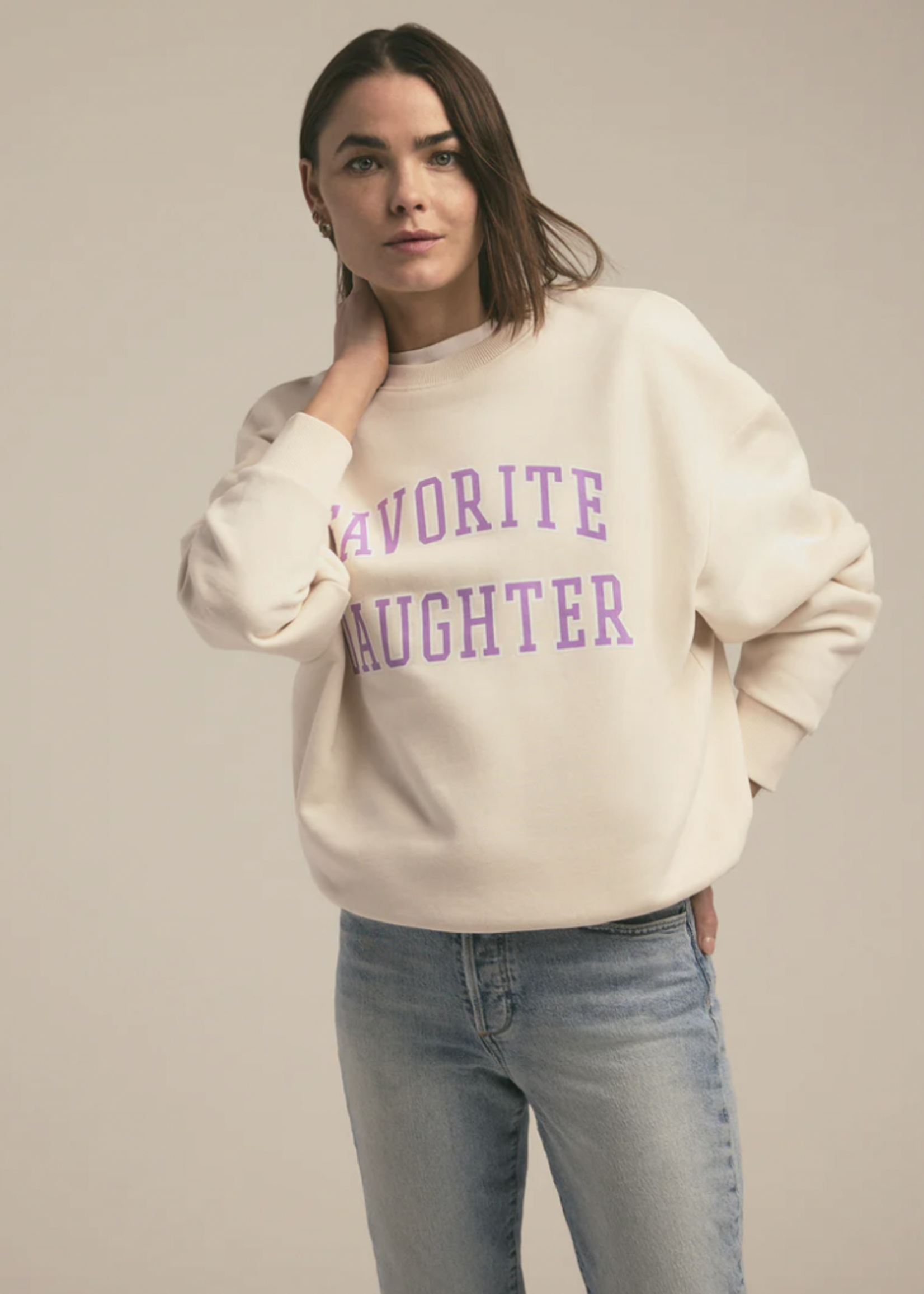 FAVORITE DAUGHTER FAVORITE DAUGHTER COLLEGIATE SWEATSHIRT