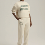 FAVORITE DAUGHTER FAVORITE DAUGHTER CROPPED COLLEGIATE SWEATSHIRT