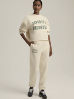 FAVORITE DAUGHTER FAVORITE DAUGHTER CROPPED COLLEGIATE SWEATSHIRT