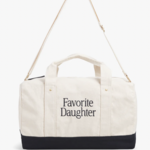 FAVORITE DAUGHTER FAVORITE DAUGHTER CANVAS DUFFLE BAG