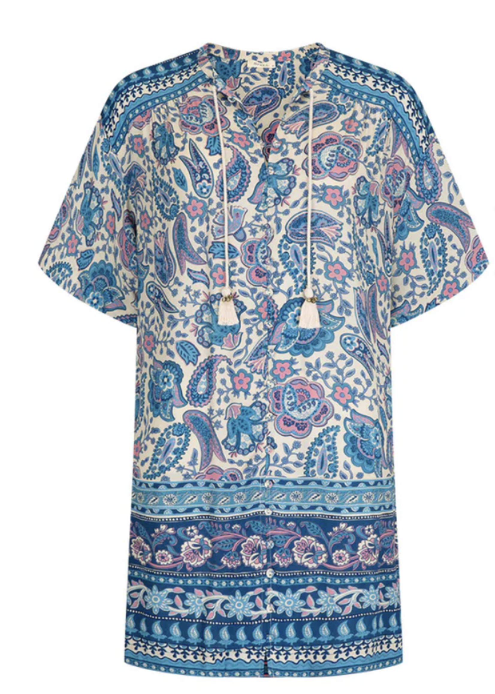 SPELL SPELL MARMONT FLUTTER TUNIC DRESS