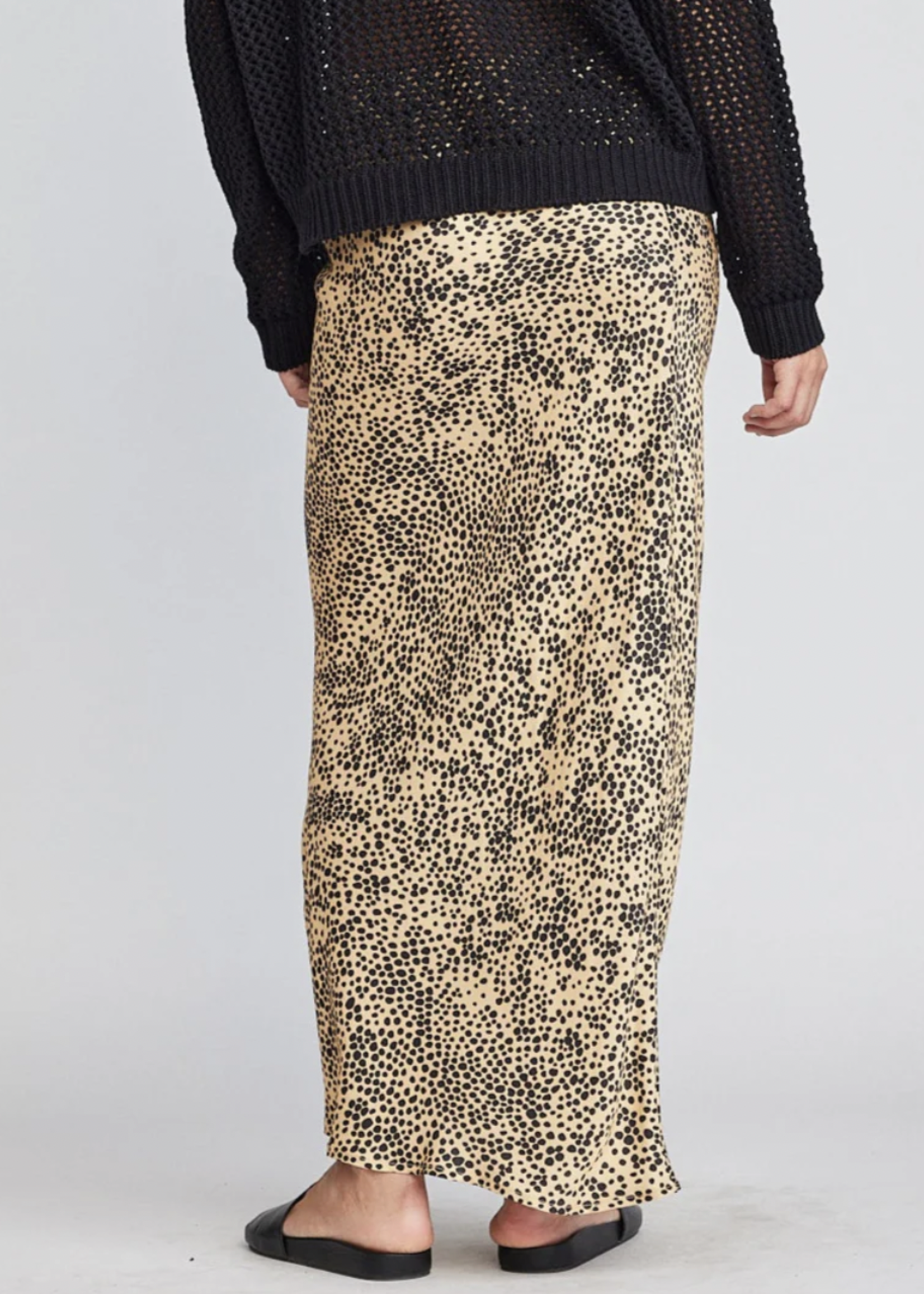 SELF CONTRAST LUNA MAXI SKIRT