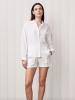 STATESIDE STATESIDE LINEN DOLMAN POCKET SHIRT