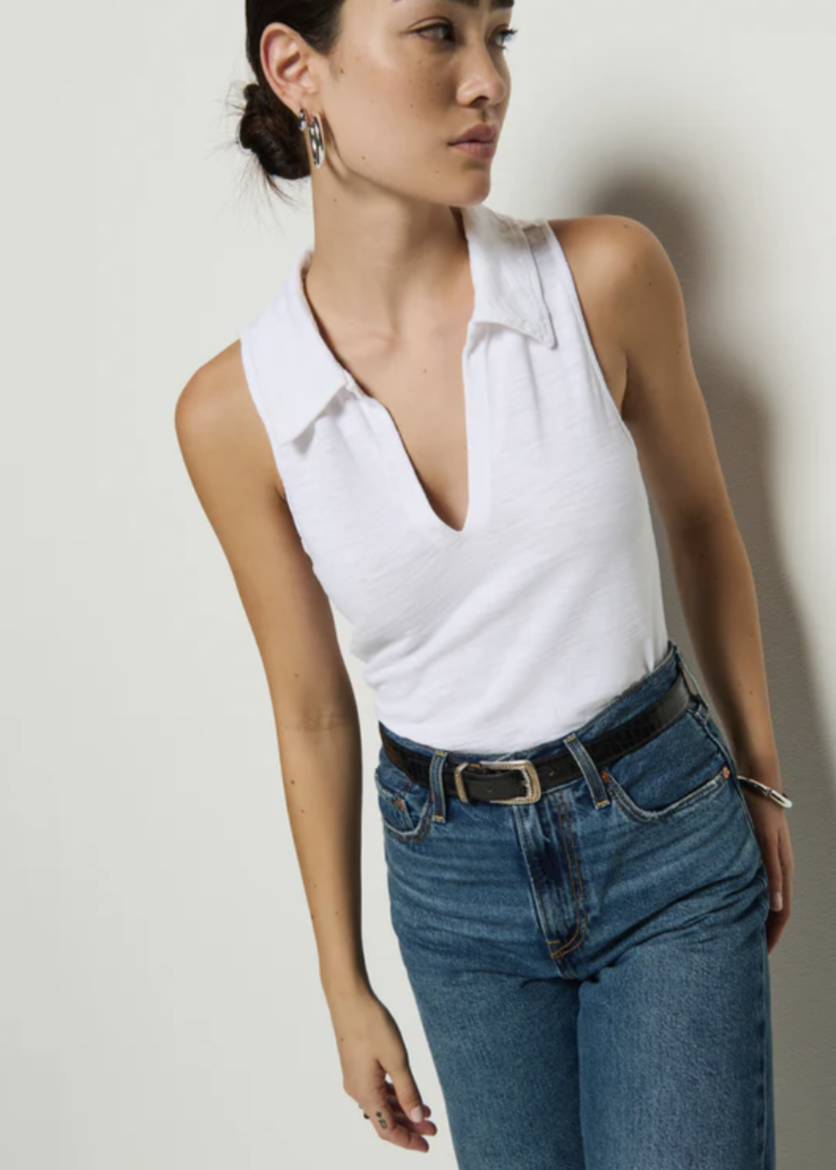 NATION LTD NATION ROBERTA COLLARED TANK