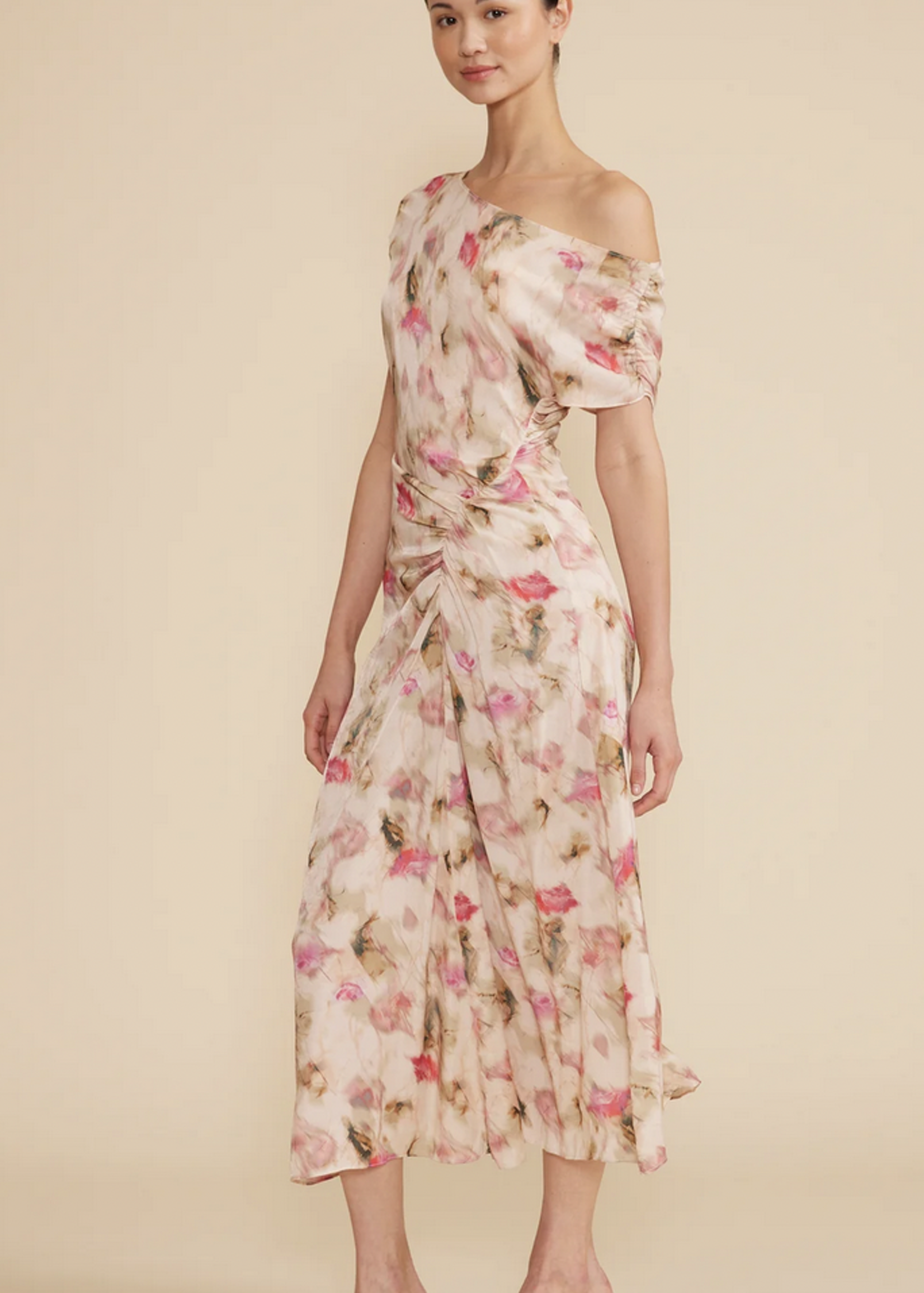 LUCY PARIS LUCY PARIS ARTA GATHERED DRESS