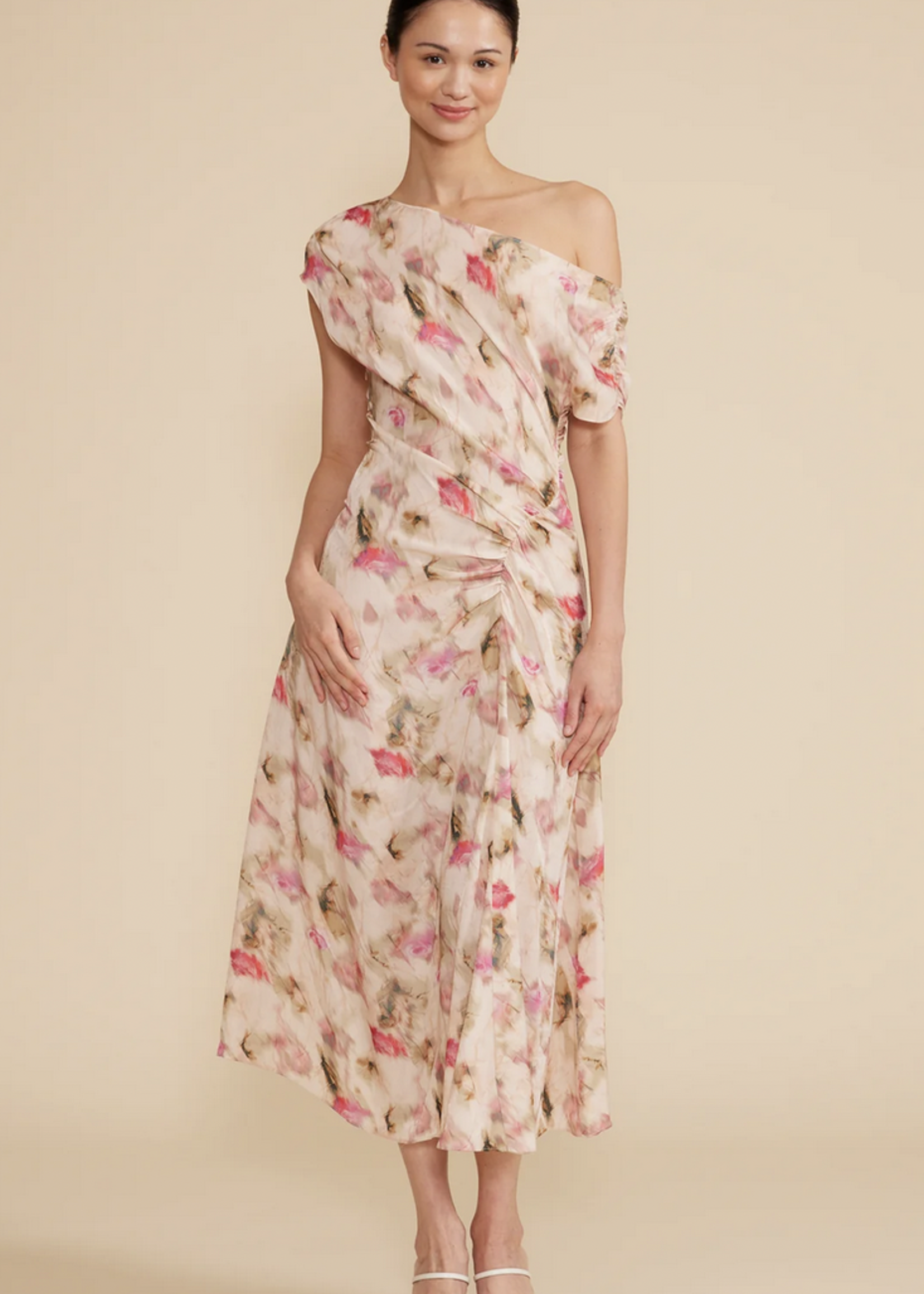LUCY PARIS LUCY PARIS ARTA GATHERED DRESS