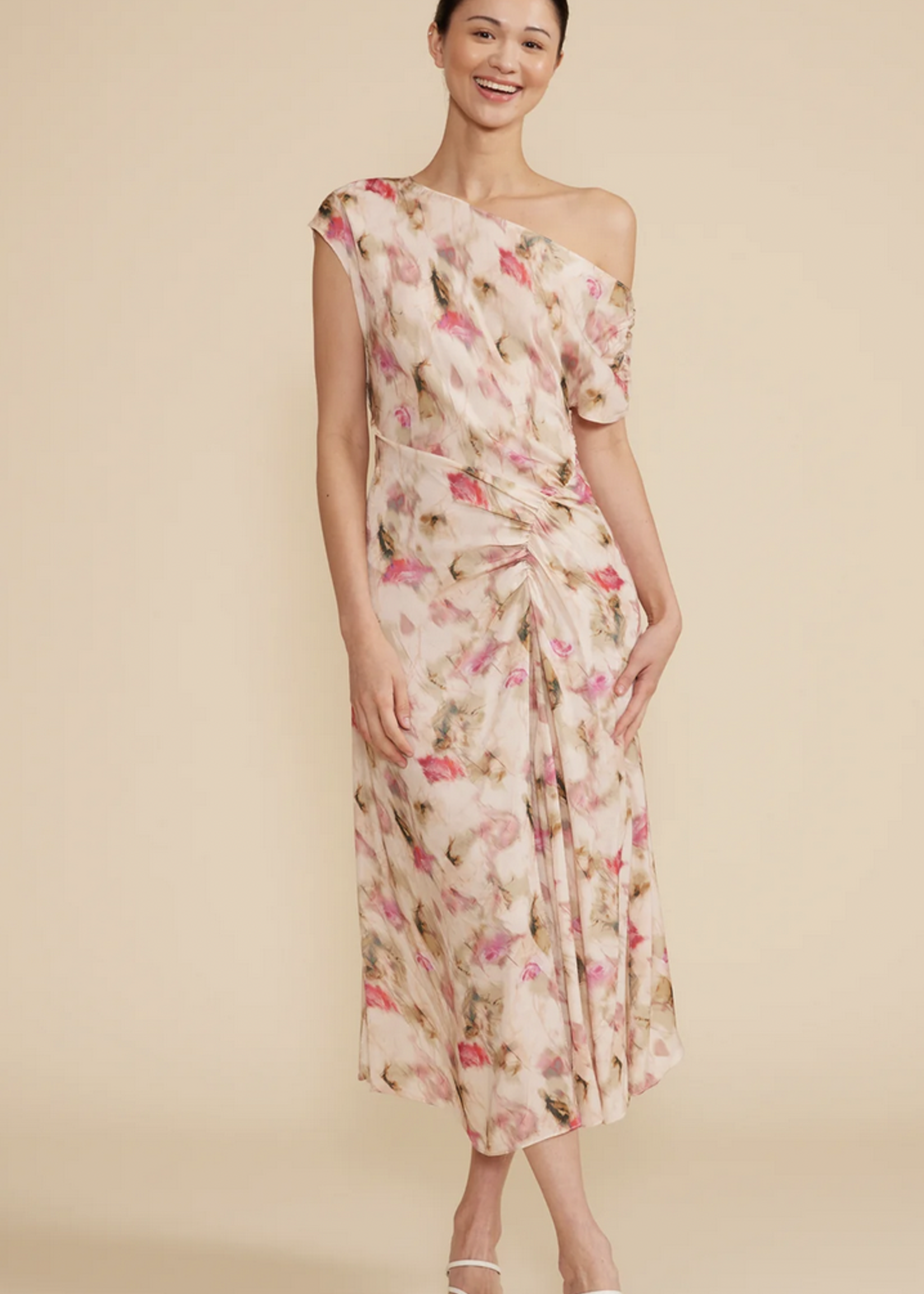 LUCY PARIS LUCY PARIS ARTA GATHERED DRESS