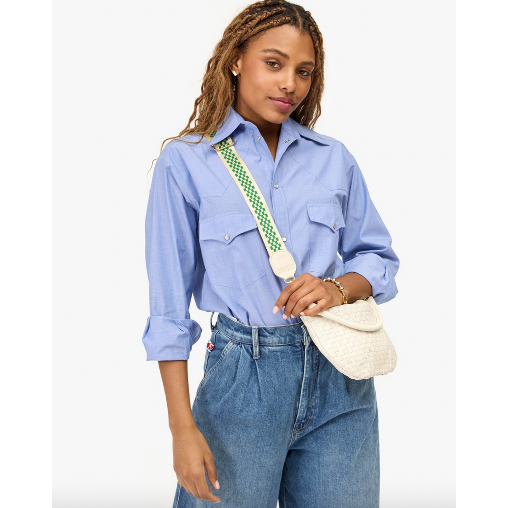 CLARE V. CLARE V. ADJUSTABLE CROSSBODY STRAP