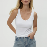 MICHAEL STARS MICHAEL STARS SLOAN V-NECK TANK