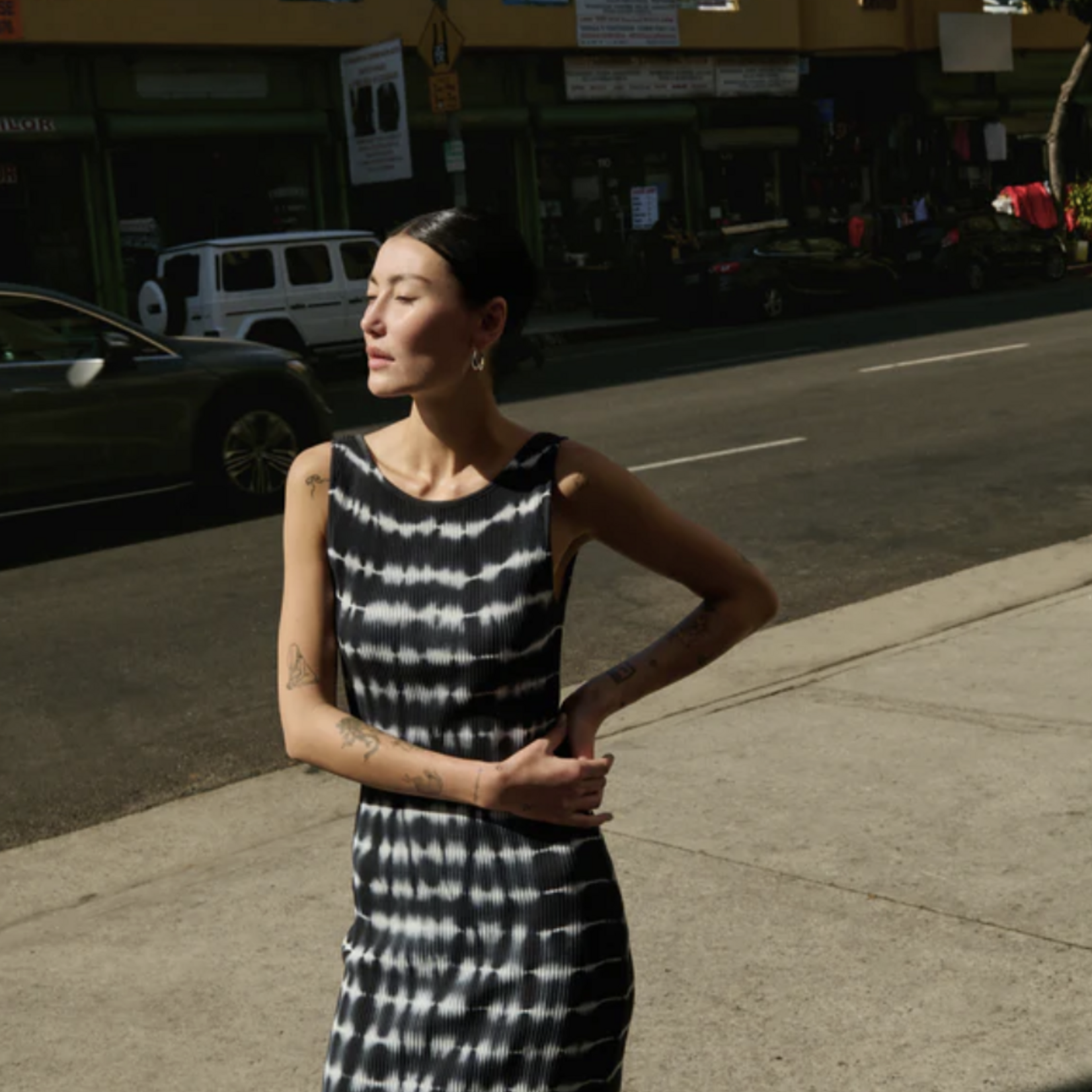 NATION LTD NATION CHRISTY TIE DYE DRESS