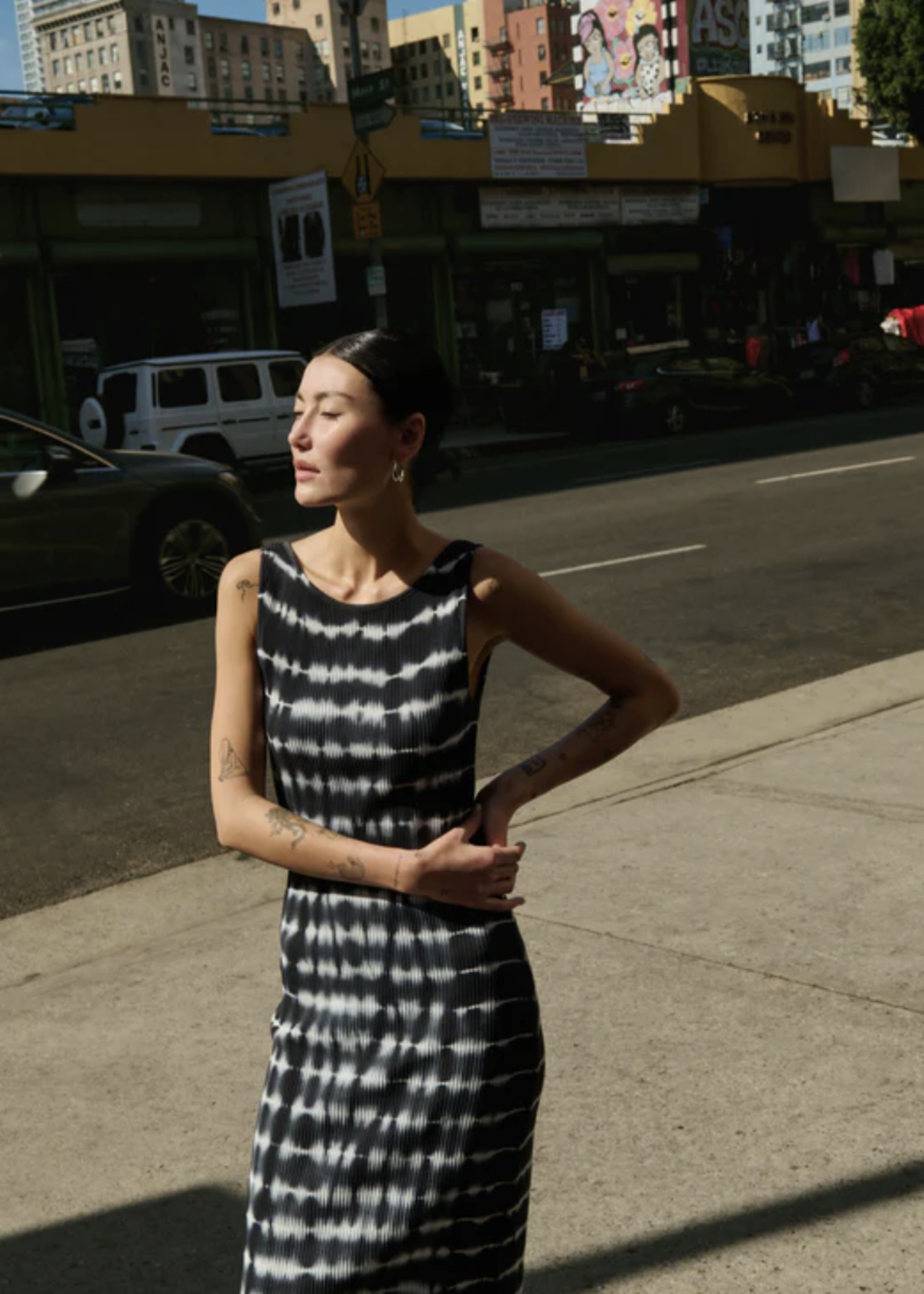 NATION LTD NATION CHRISTY TIE DYE DRESS