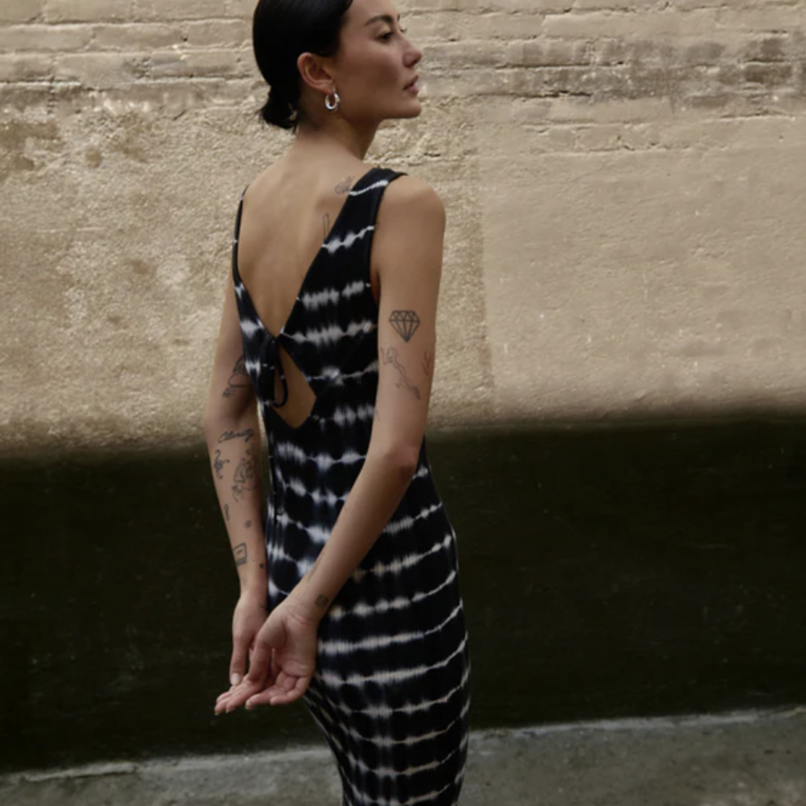 NATION LTD NATION CHRISTY TIE DYE DRESS