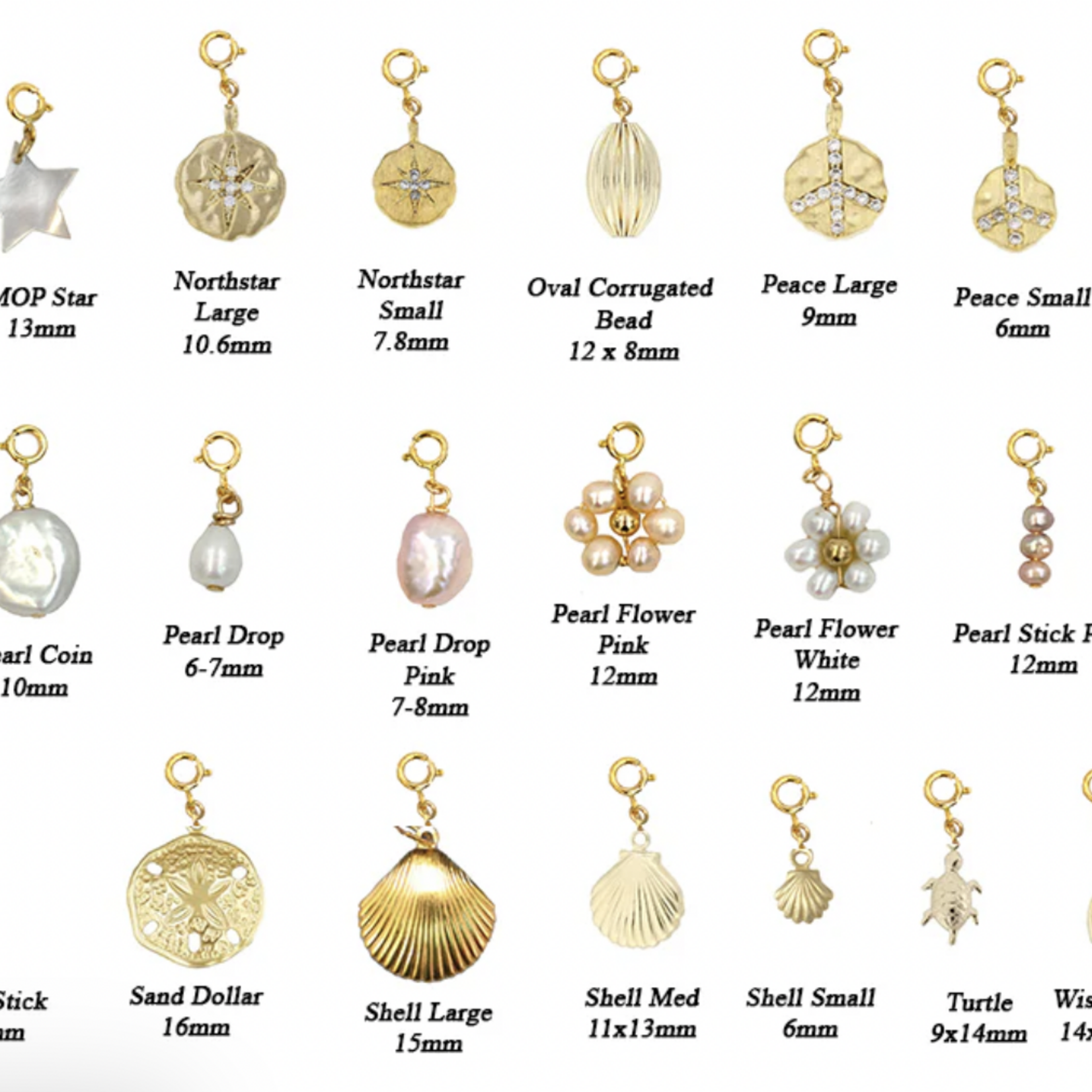 PARADIGM PARADIGM PINK PEARL DROP CHARM