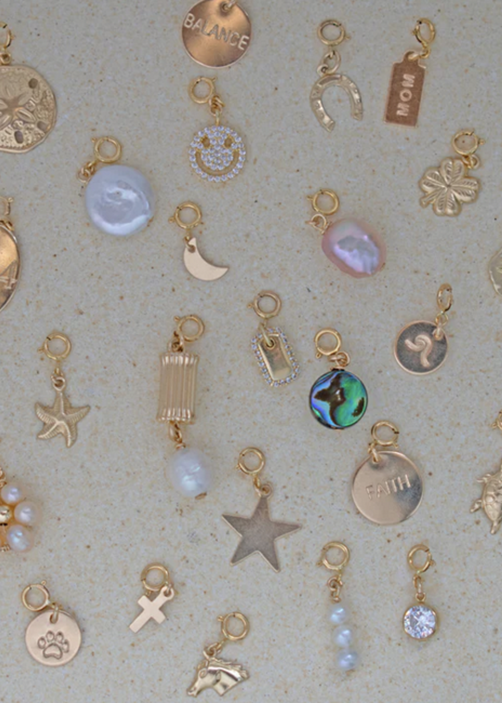 PARADIGM PARADIGM PINK PEARL DROP CHARM