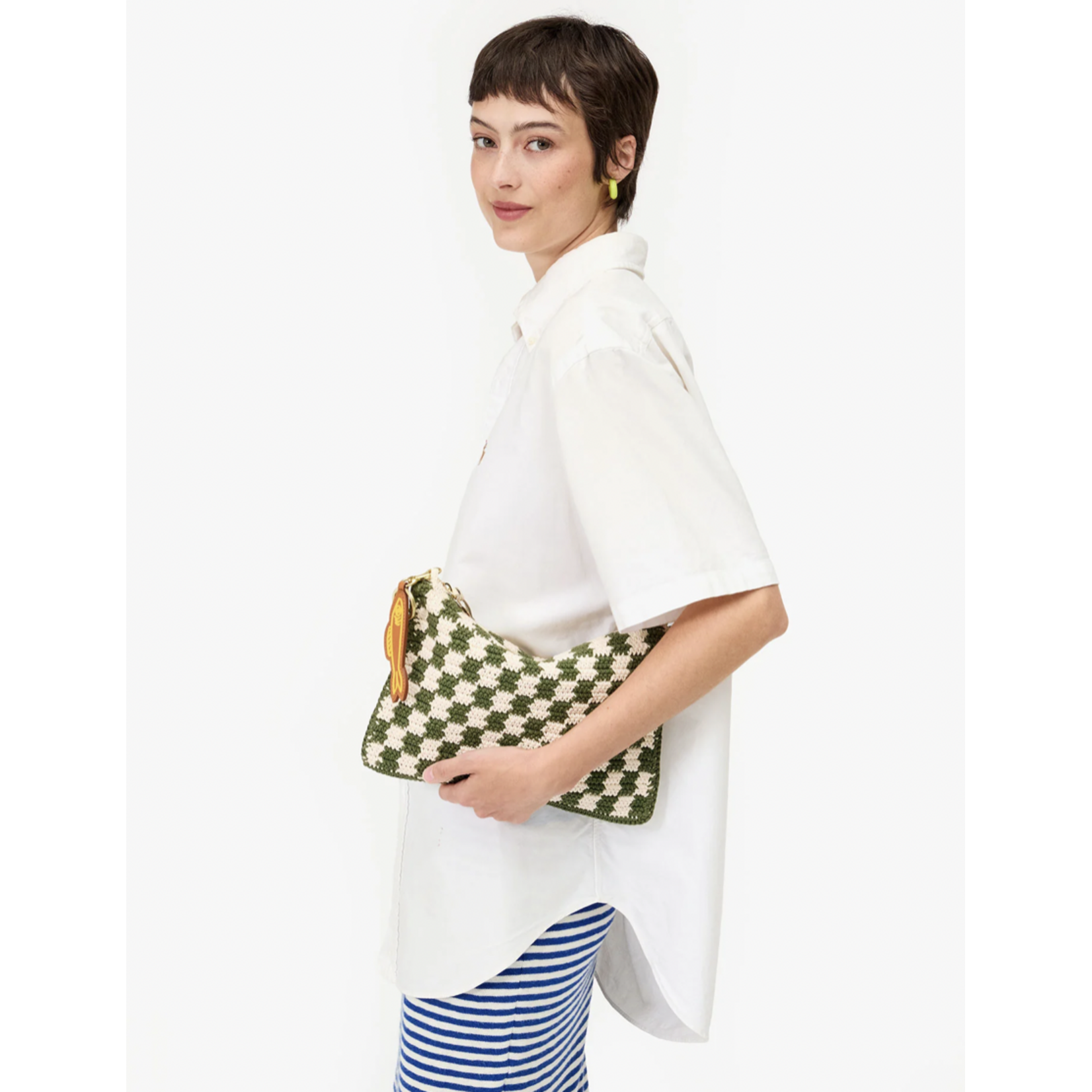 CLARE V. CLARE V. FLAT CLUTCH W/TABS