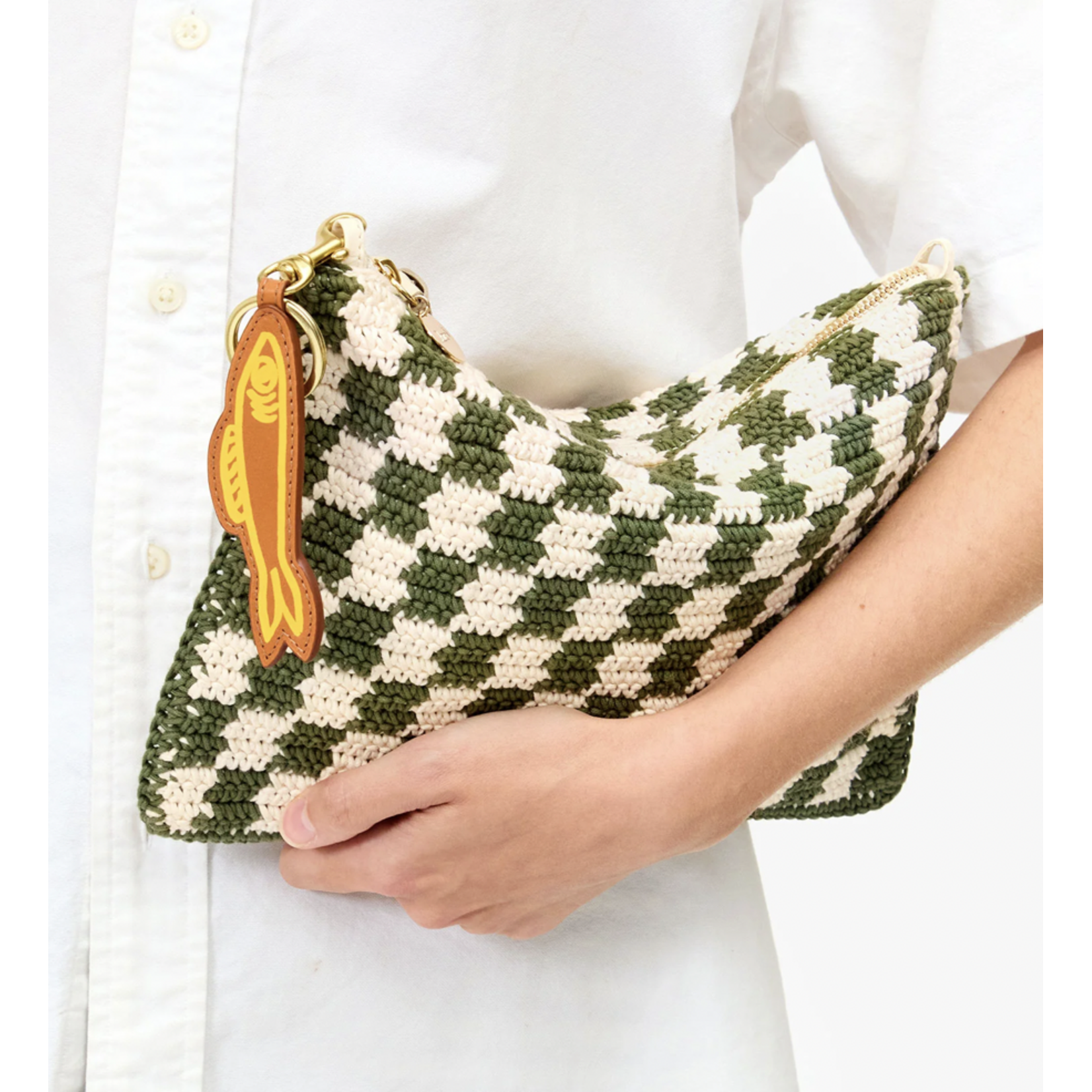 CLARE V. CLARE V. FLAT CLUTCH W/TABS