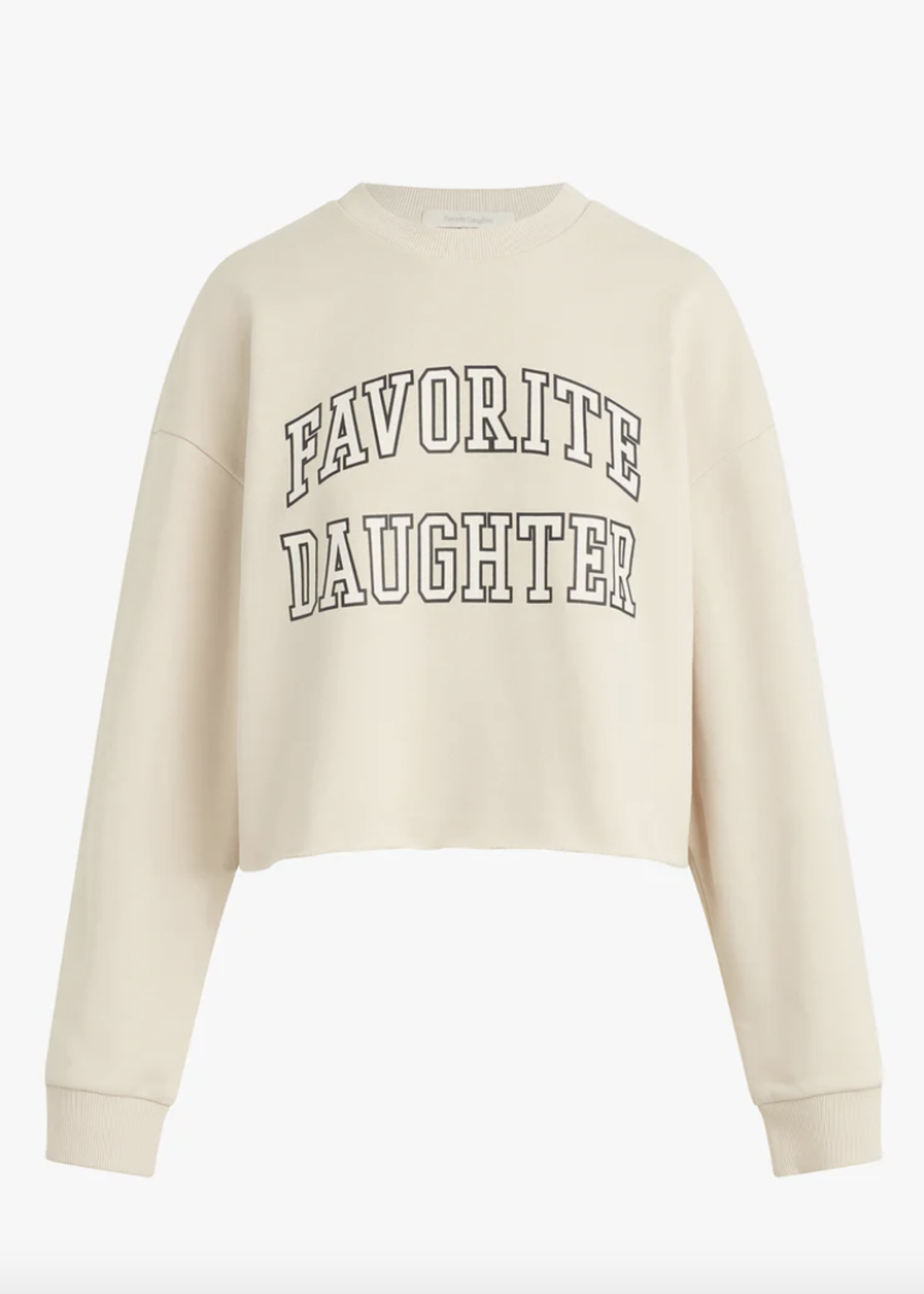 FAVORITE DAUGHTER FAVORITE DAUGHTER CROPPED COLLEGIATE TEE