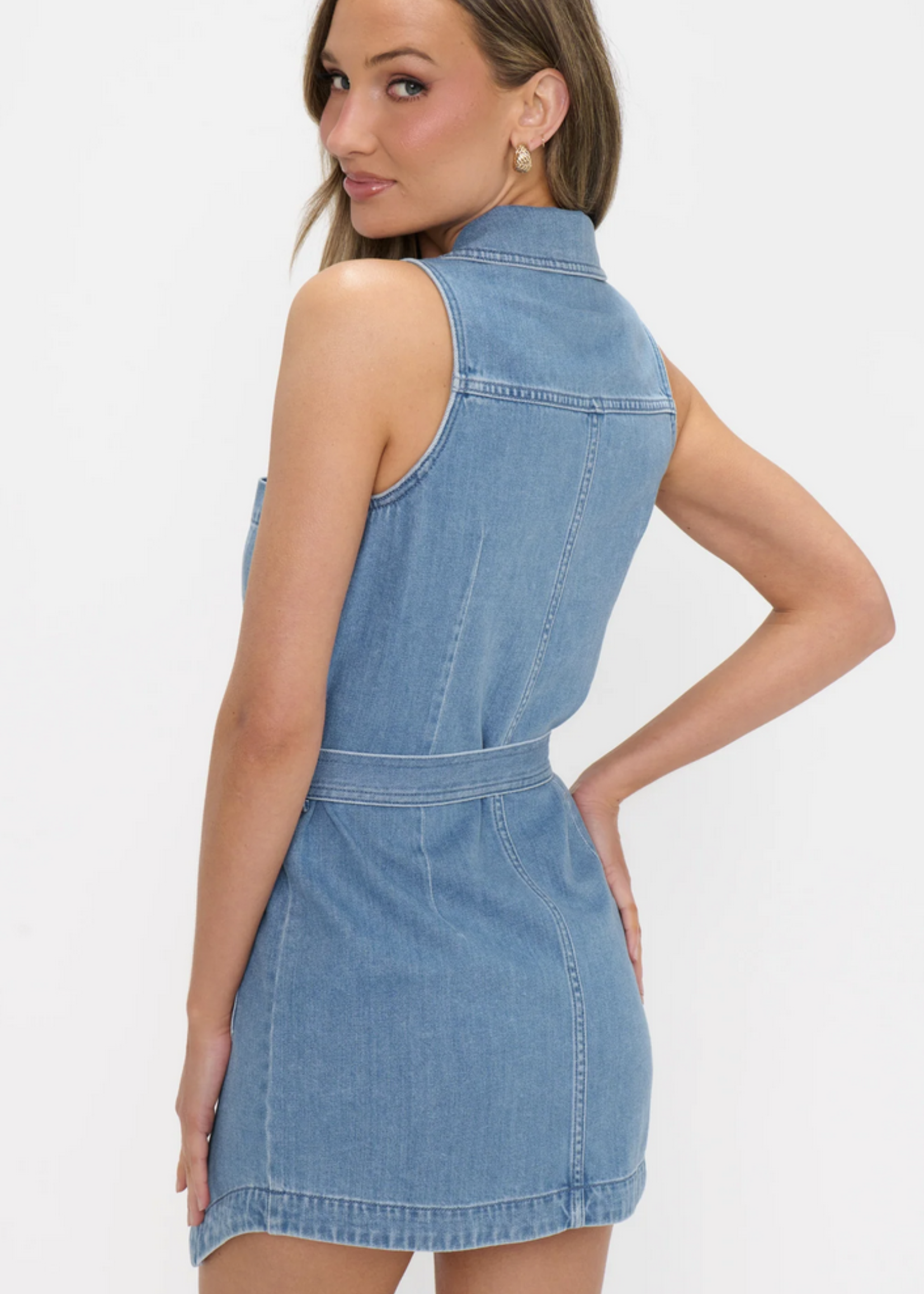 SHOW ME YOUR MUMU SHOW ME YOUR MUMU FAIRFIELD VEST DRESS