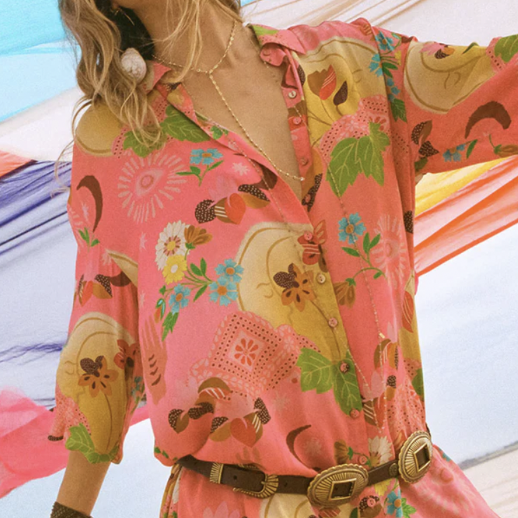 SPELL SPELL LIBERTINE SHIRT DRESS