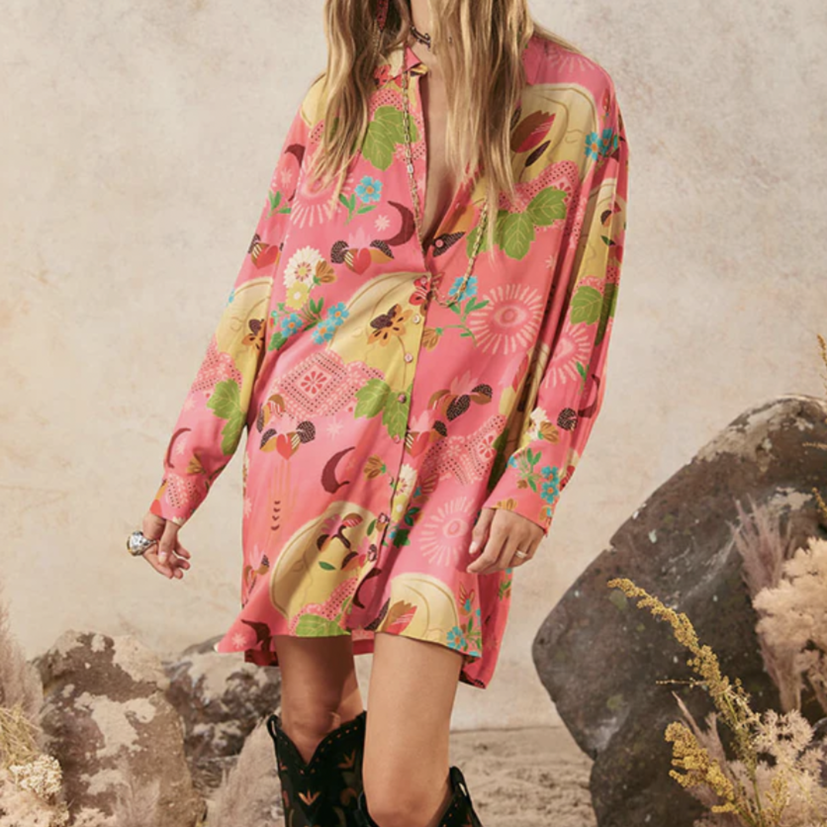 SPELL SPELL LIBERTINE SHIRT DRESS