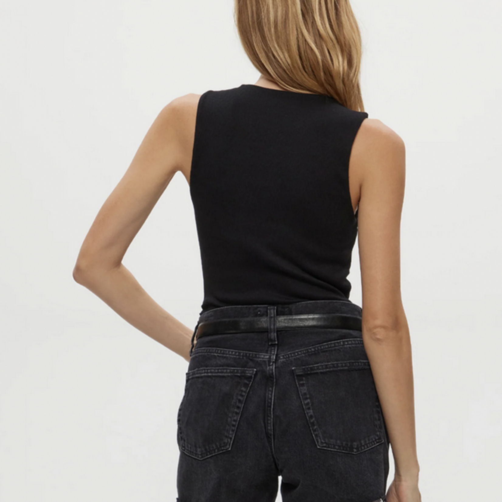 MICHAEL STARS MICHAEL STARS MARIBEL SQUARE NECK TANK