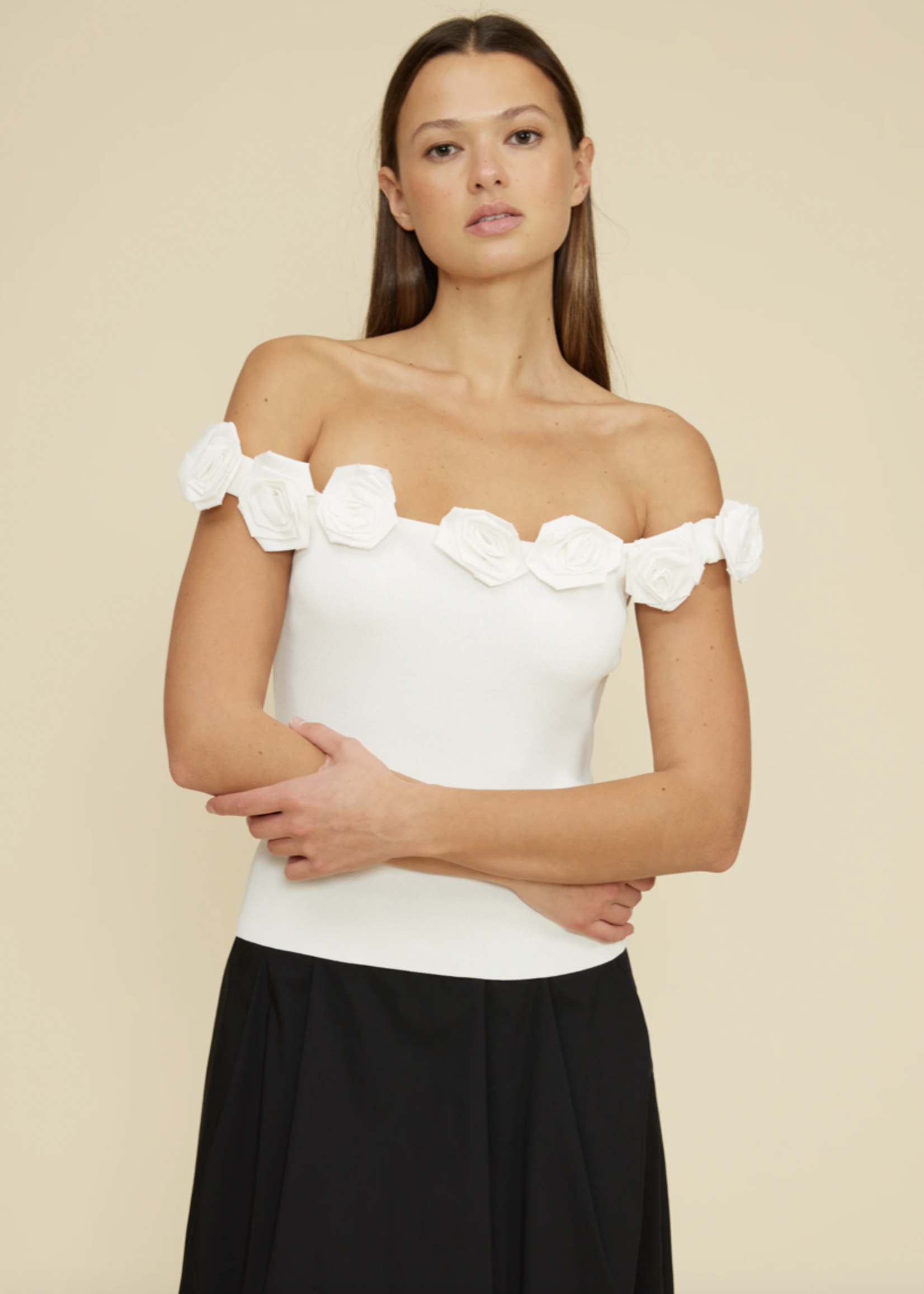 LUCY PARIS LUCY PARIS KAMILA FLORAL OTS TOP
