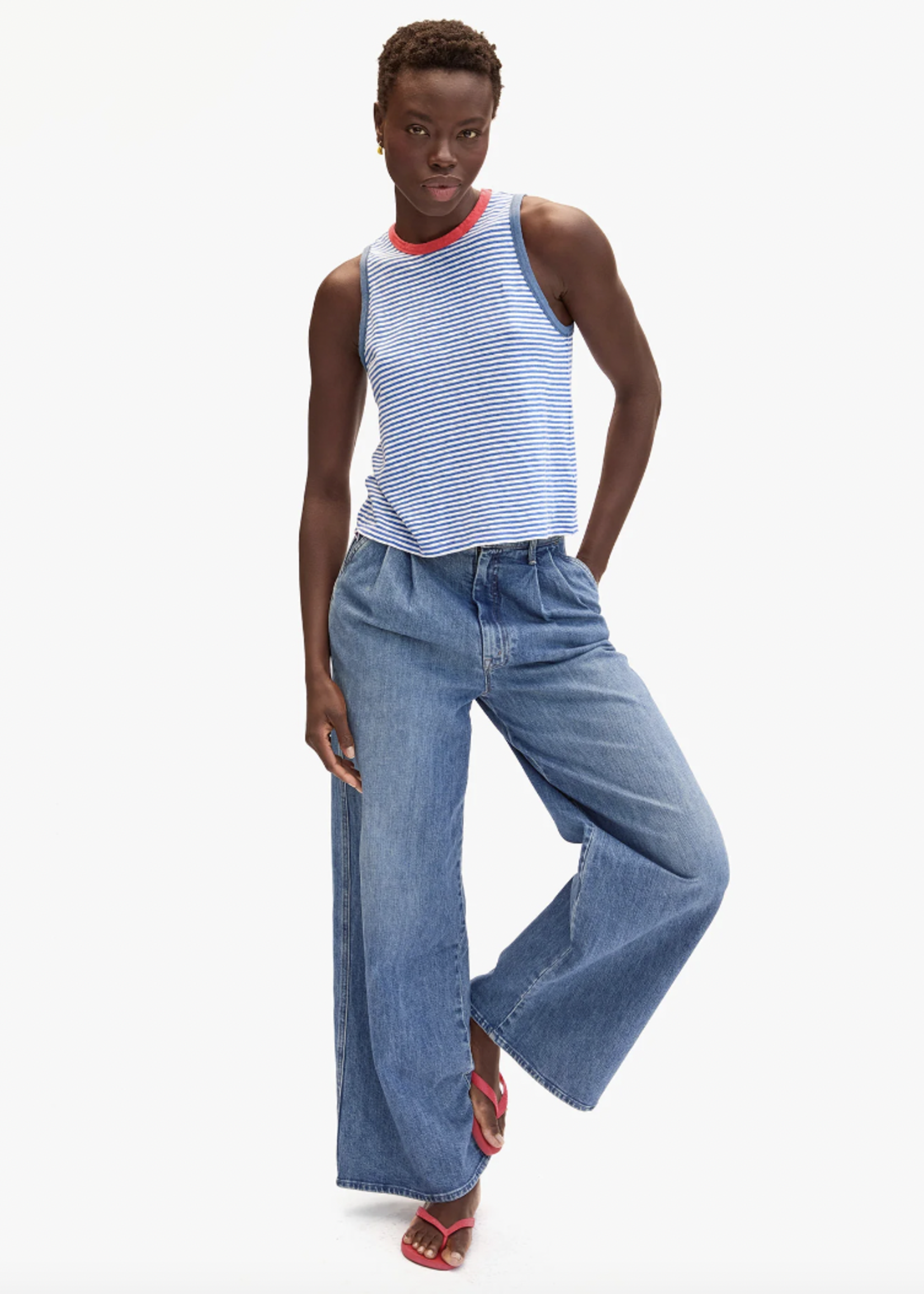 CLARE V. CLARE V. CAMP FIT TANK