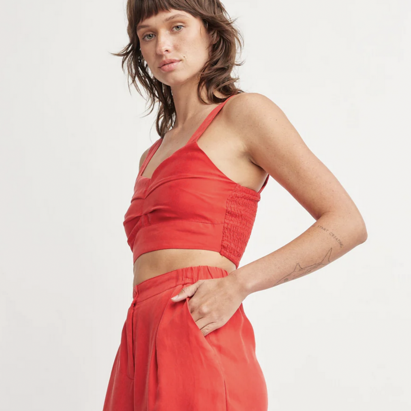 SELF CONTRAST SELF CONTRAST KORI CROP TANK