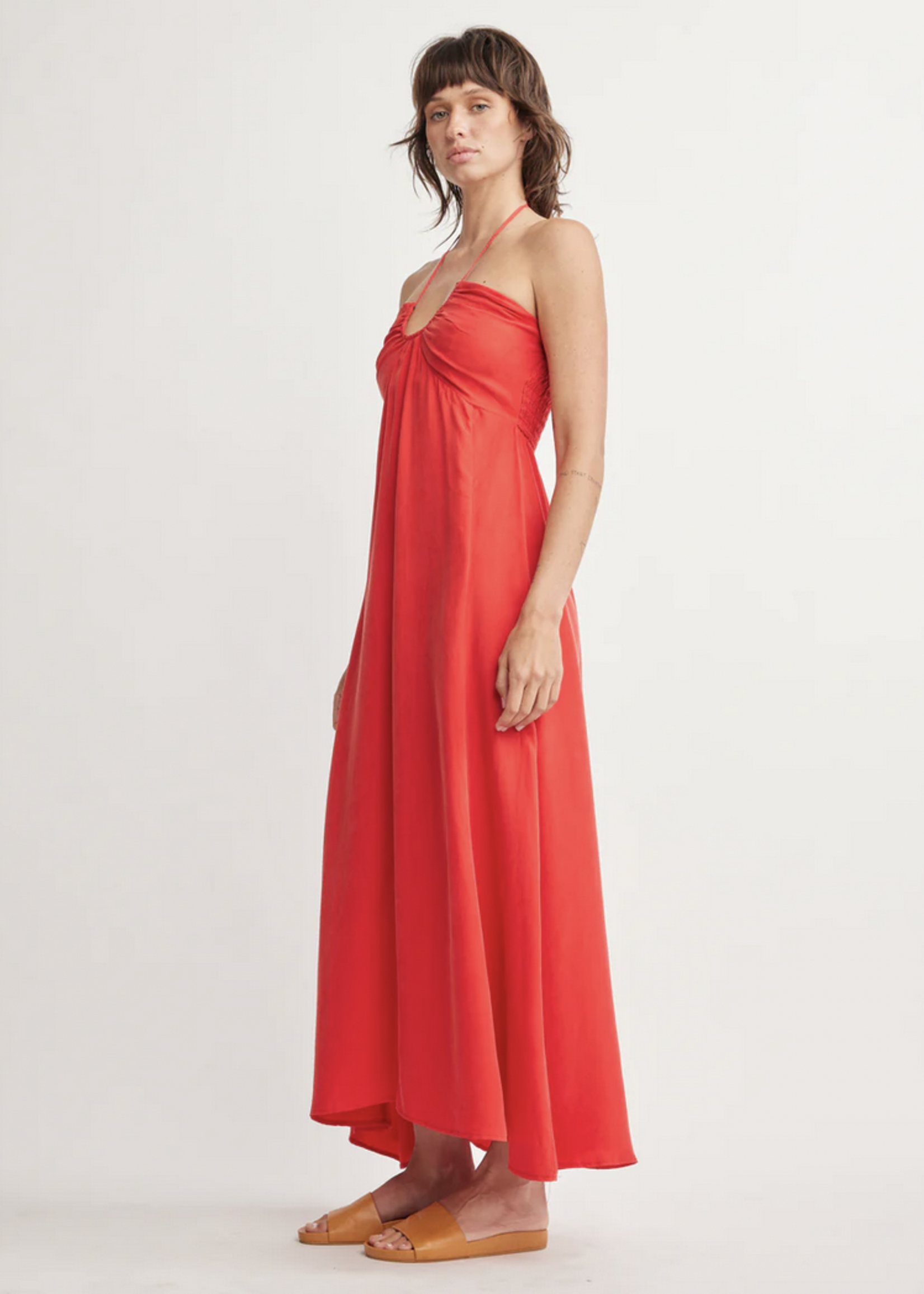 SELF CONTRAST SELF CONTRAST KATYA HALTER DRESS