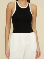 LUCY PARIS LUCY PARIS BRANDI CUTAWAY TANK TOP