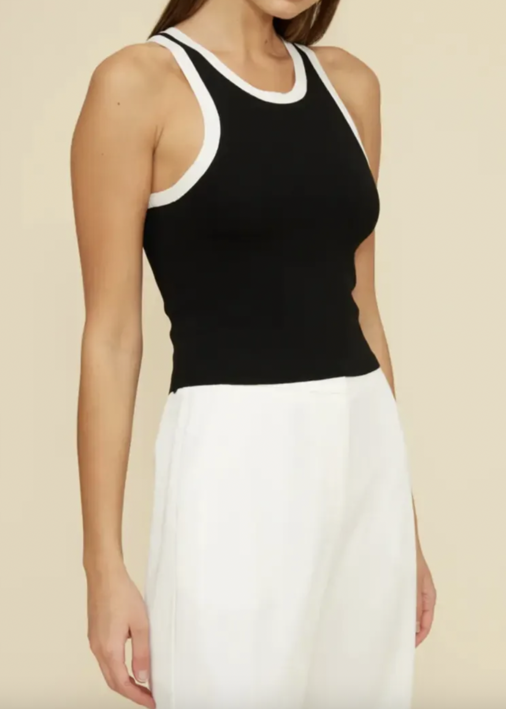 LUCY PARIS LUCY PARIS BRANDI CUTAWAY TANK TOP