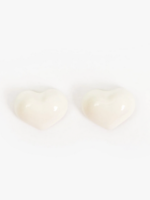 CLARE V. CLARE V. PETIT MYLAR HEART EARRINGS