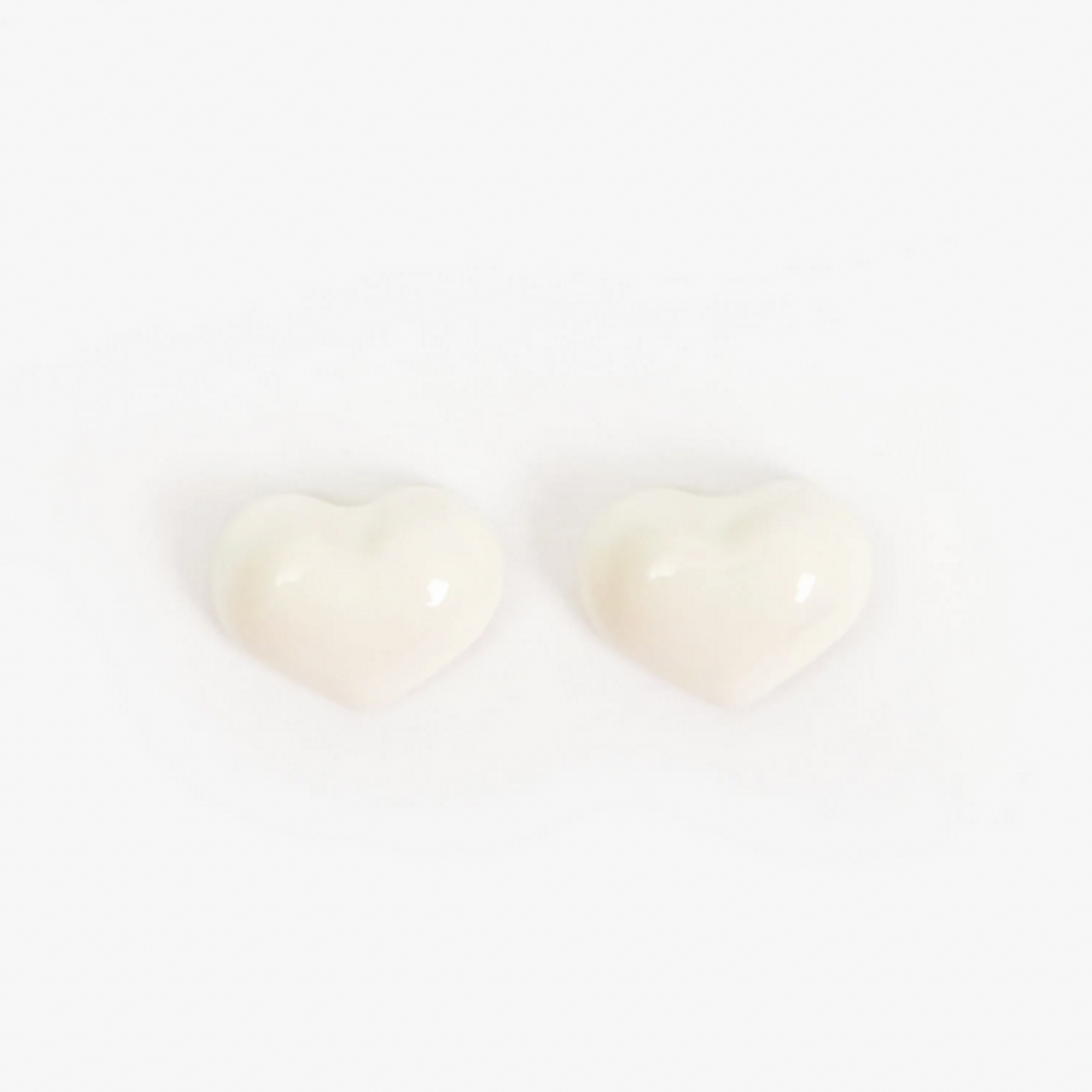 CLARE V. CLARE V. PETIT MYLAR HEART EARRINGS