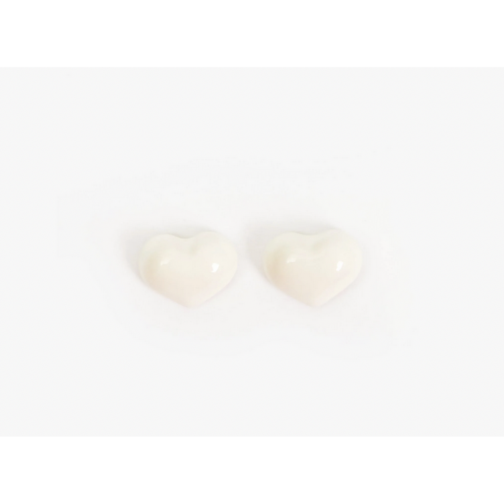 CLARE V. CLARE V. PETIT MYLAR HEART EARRINGS