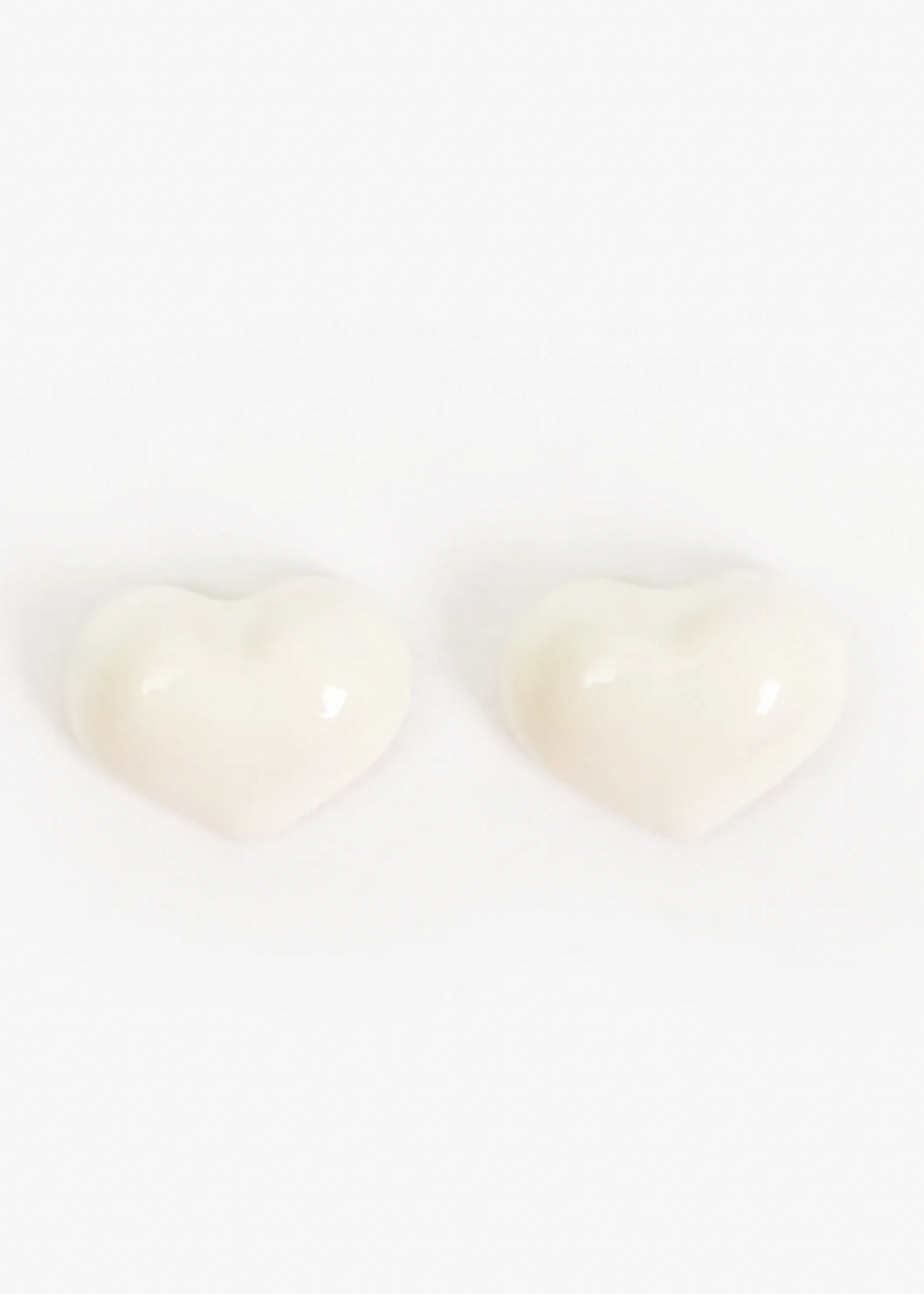 CLARE V. CLARE V. PETIT MYLAR HEART EARRINGS