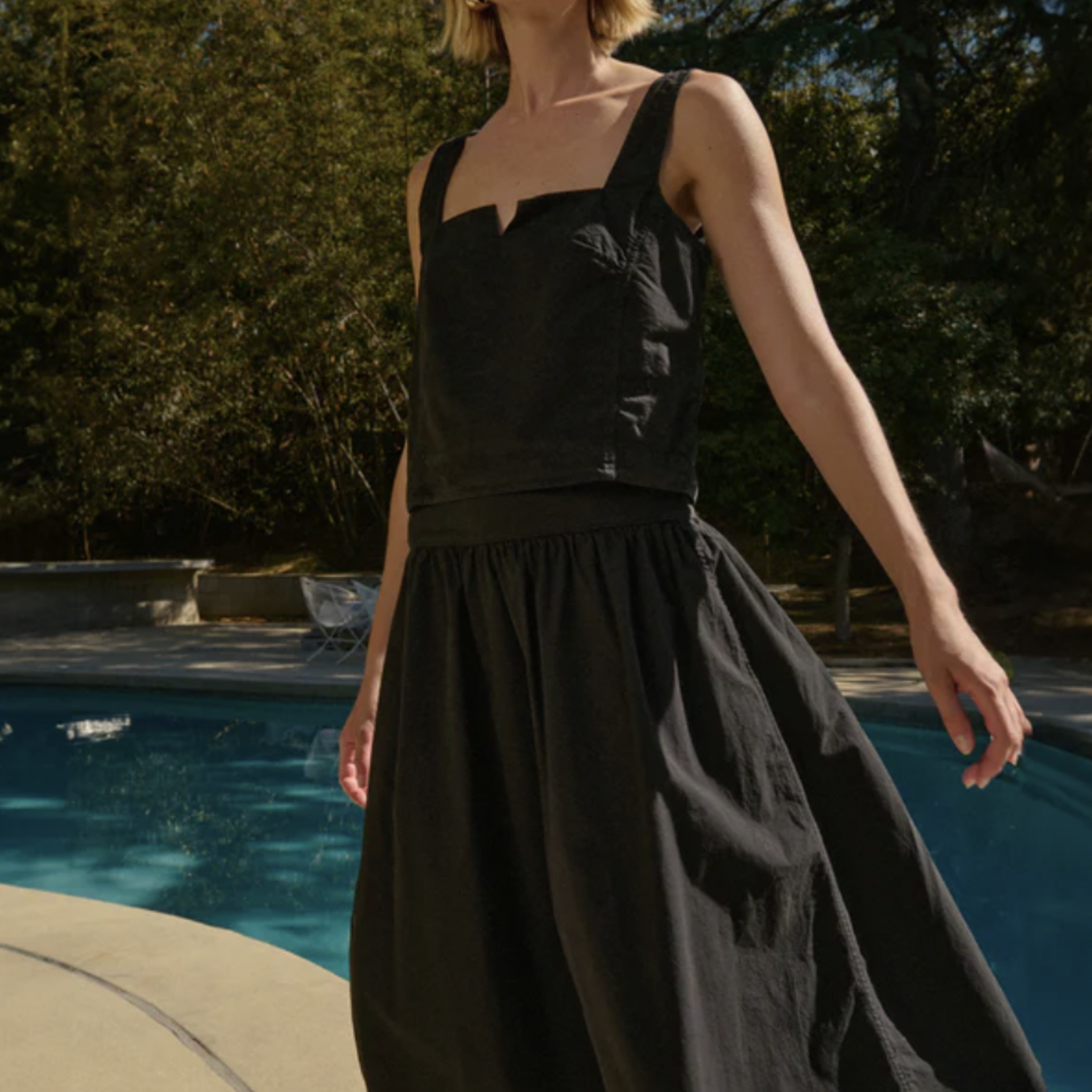 NATION LTD NATION CRISTA SQUARE NECK TANK