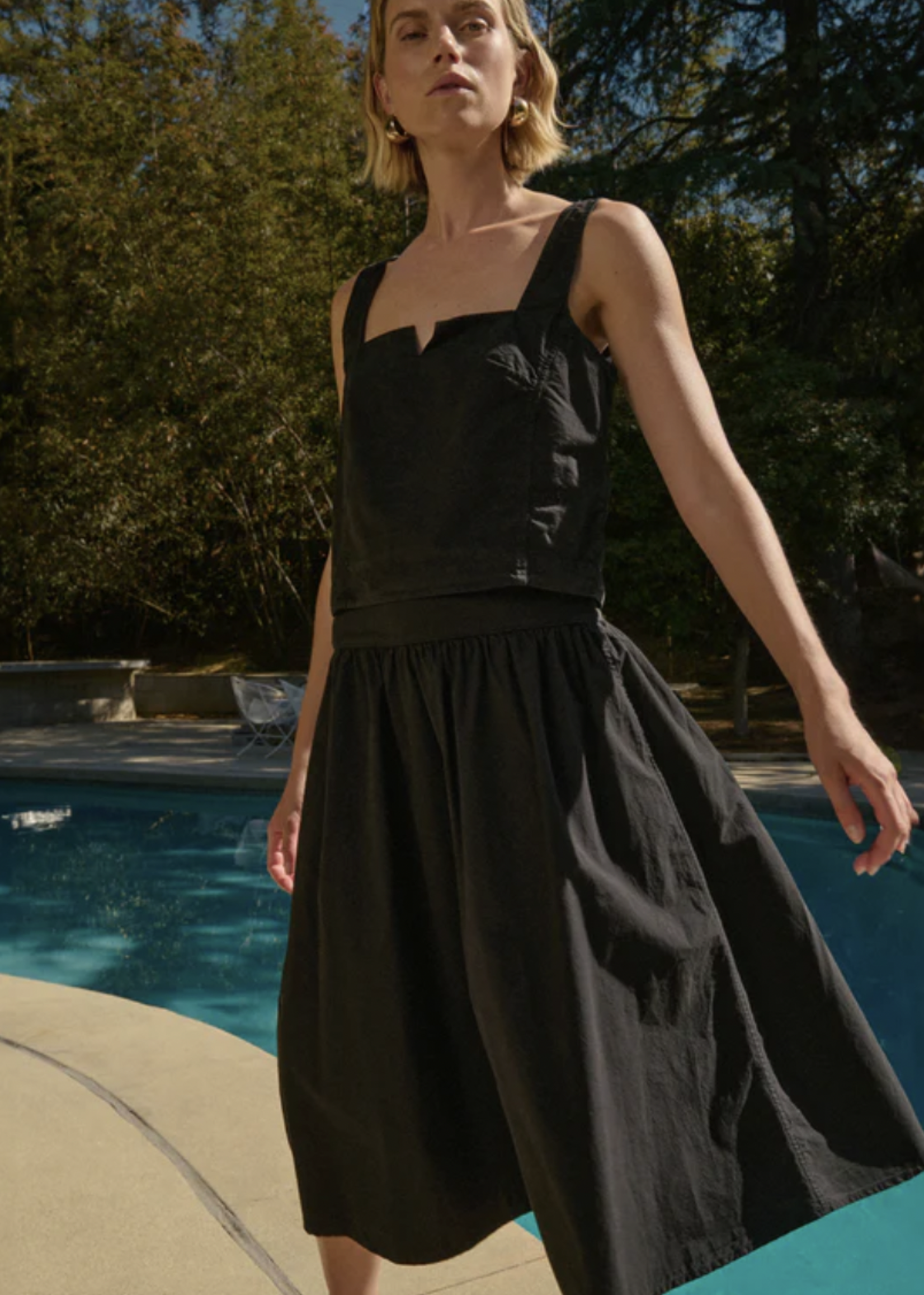 NATION LTD NATION CRISTA SQUARE NECK TANK