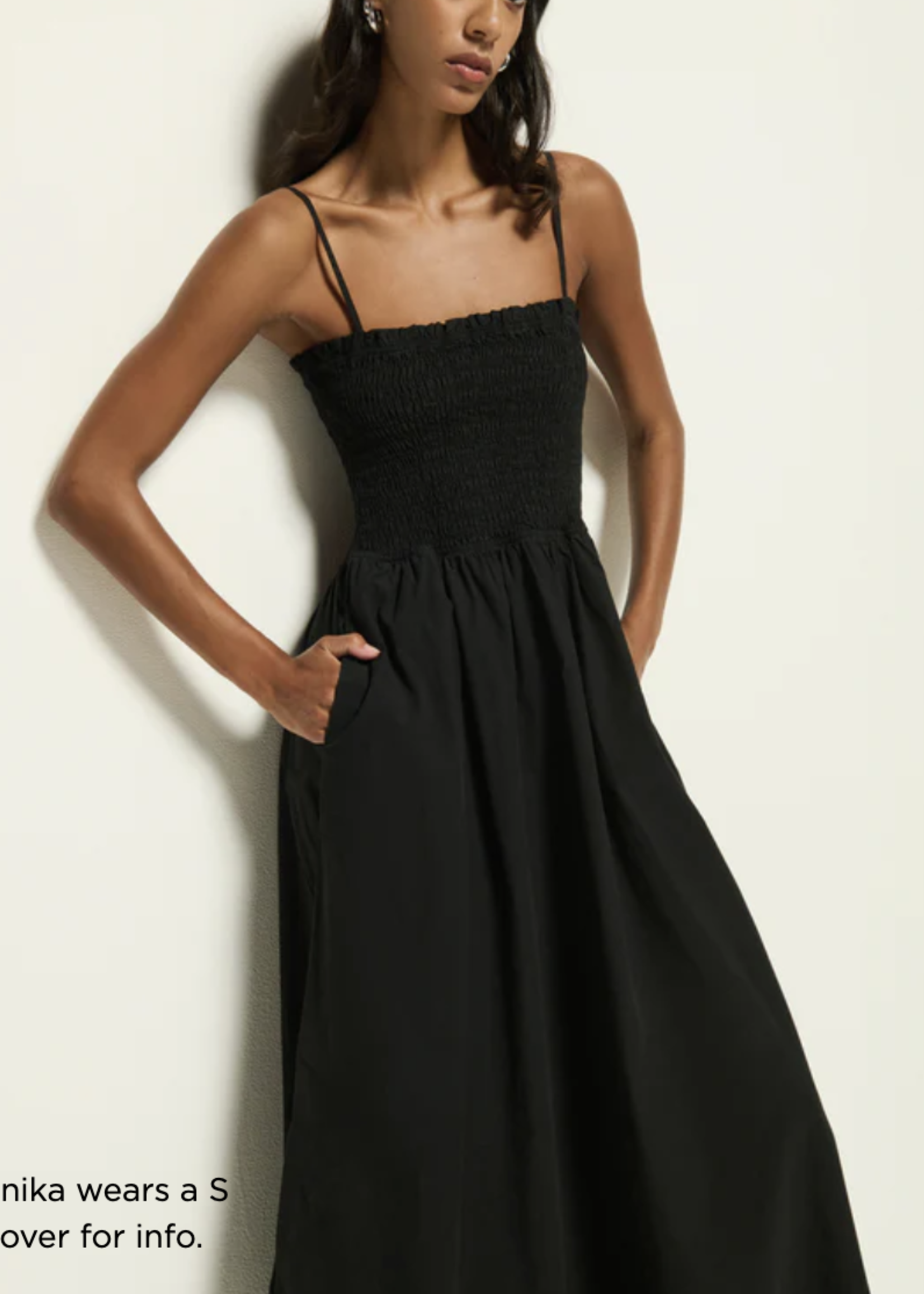 NATION LTD NATION SIBELLE SMOCKED DRESS