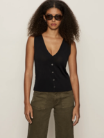 SANCTUARY SANCTUARY KNITTED BUTTON FRONT TANK