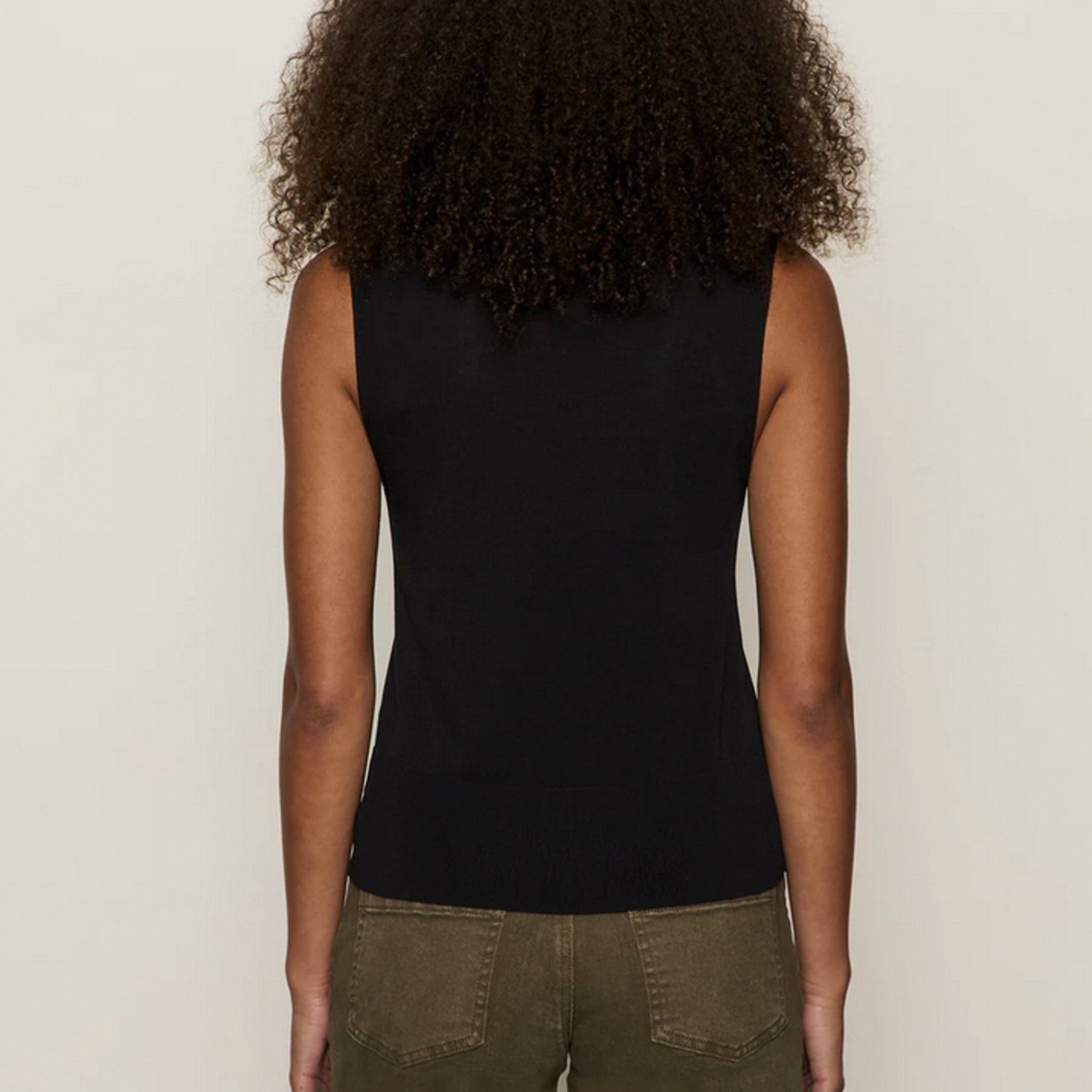 SANCTUARY SANCTUARY KNITTED BUTTON FRONT TANK