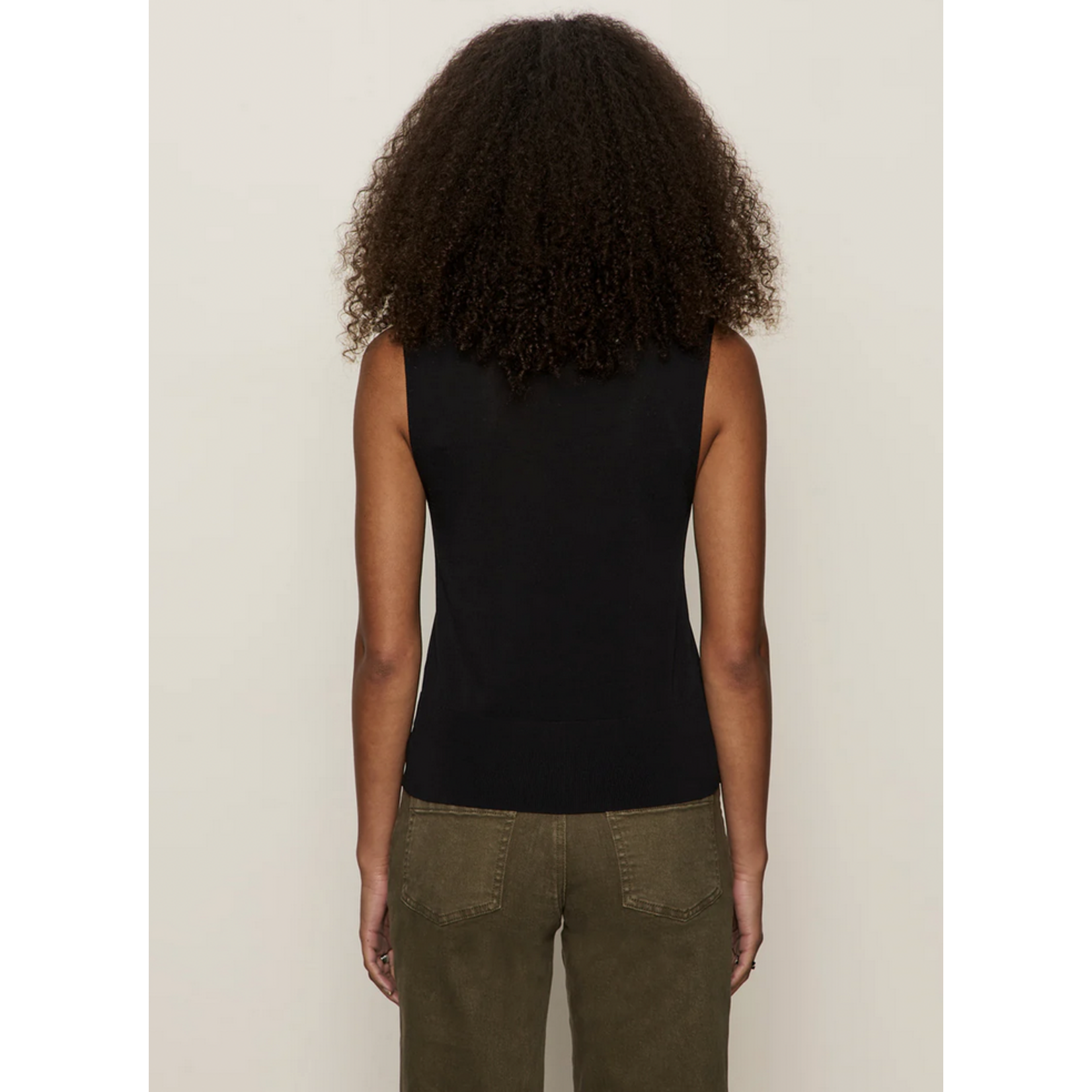 SANCTUARY SANCTUARY KNITTED BUTTON FRONT TANK