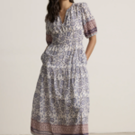 VELVET VELVET NATALIA MIDI DRESS