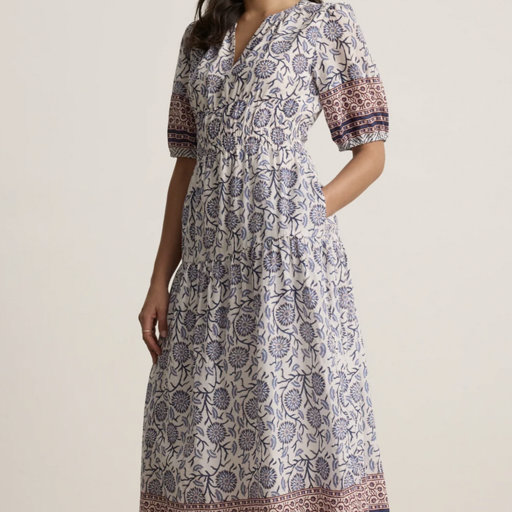 VELVET VELVET NATALIA MIDI DRESS