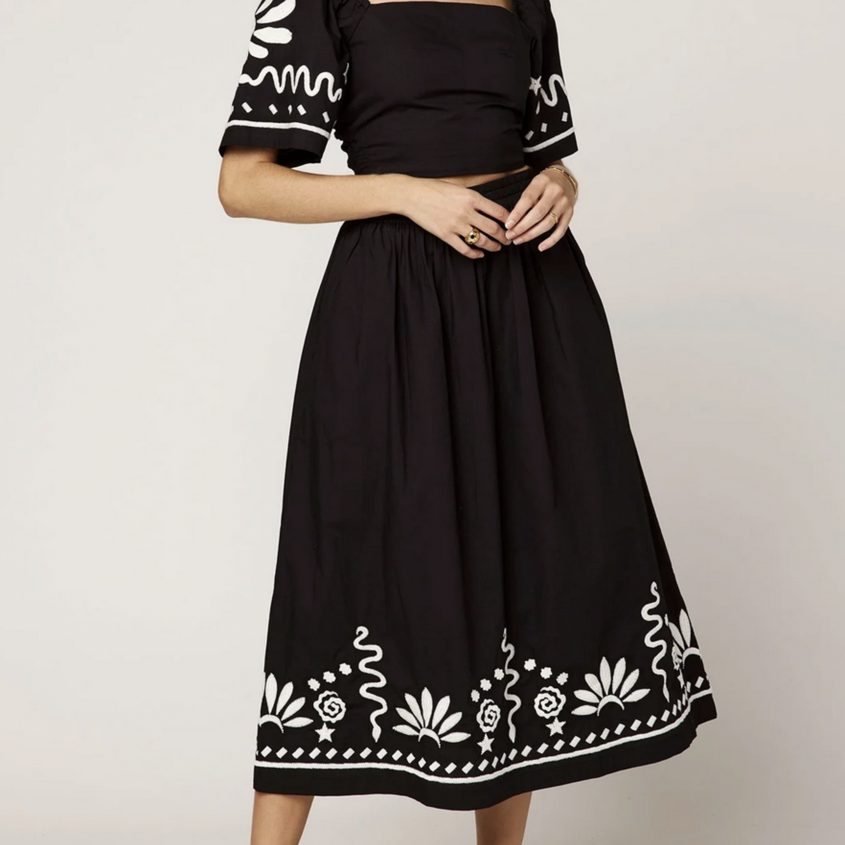 CLEOBELLA CLEOBELLA ASHLEEN MIDI SKIRT